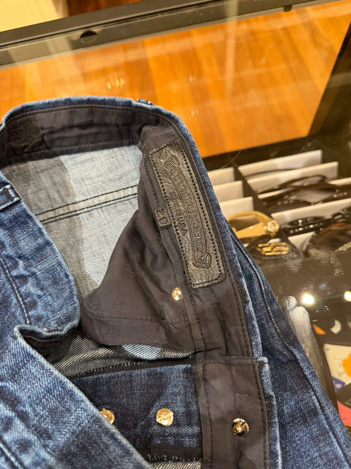 Chrome Hearts ‘KS Cut’ Denim Jeans