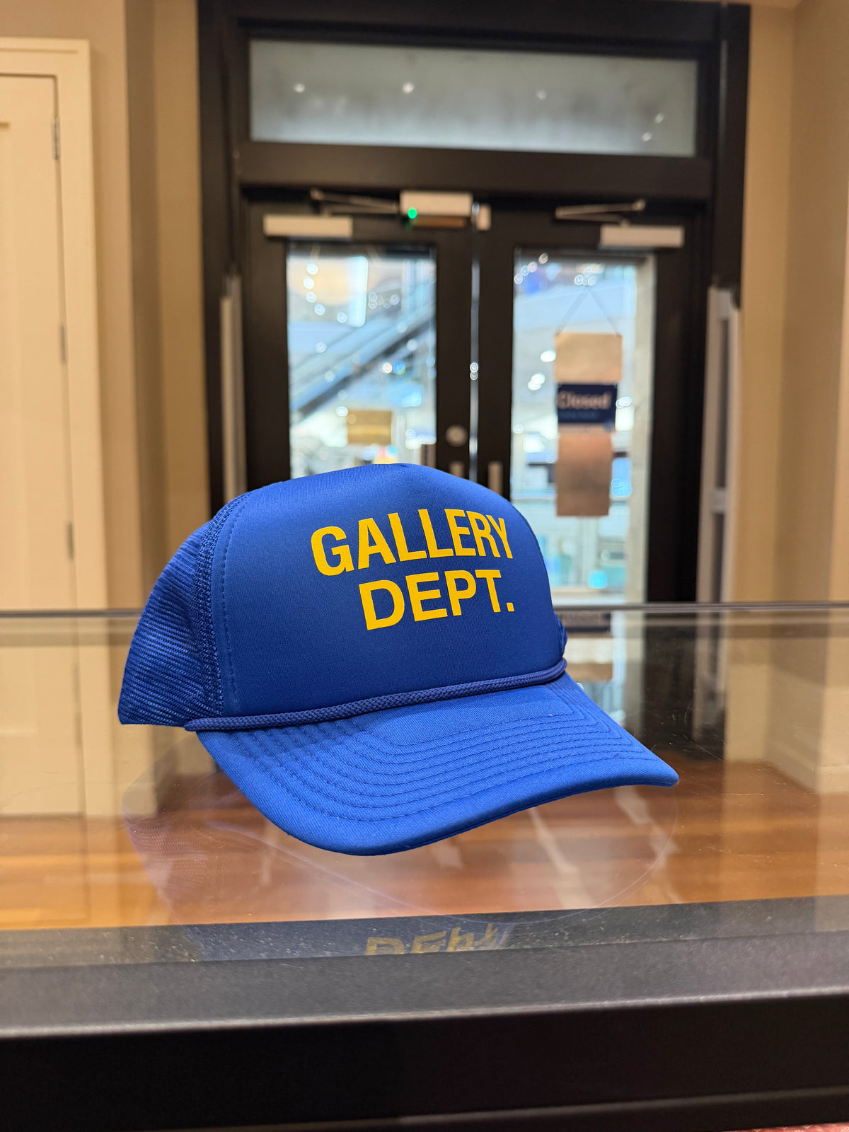 Gallery Dept. Trucker Hat - Blue/Yellow