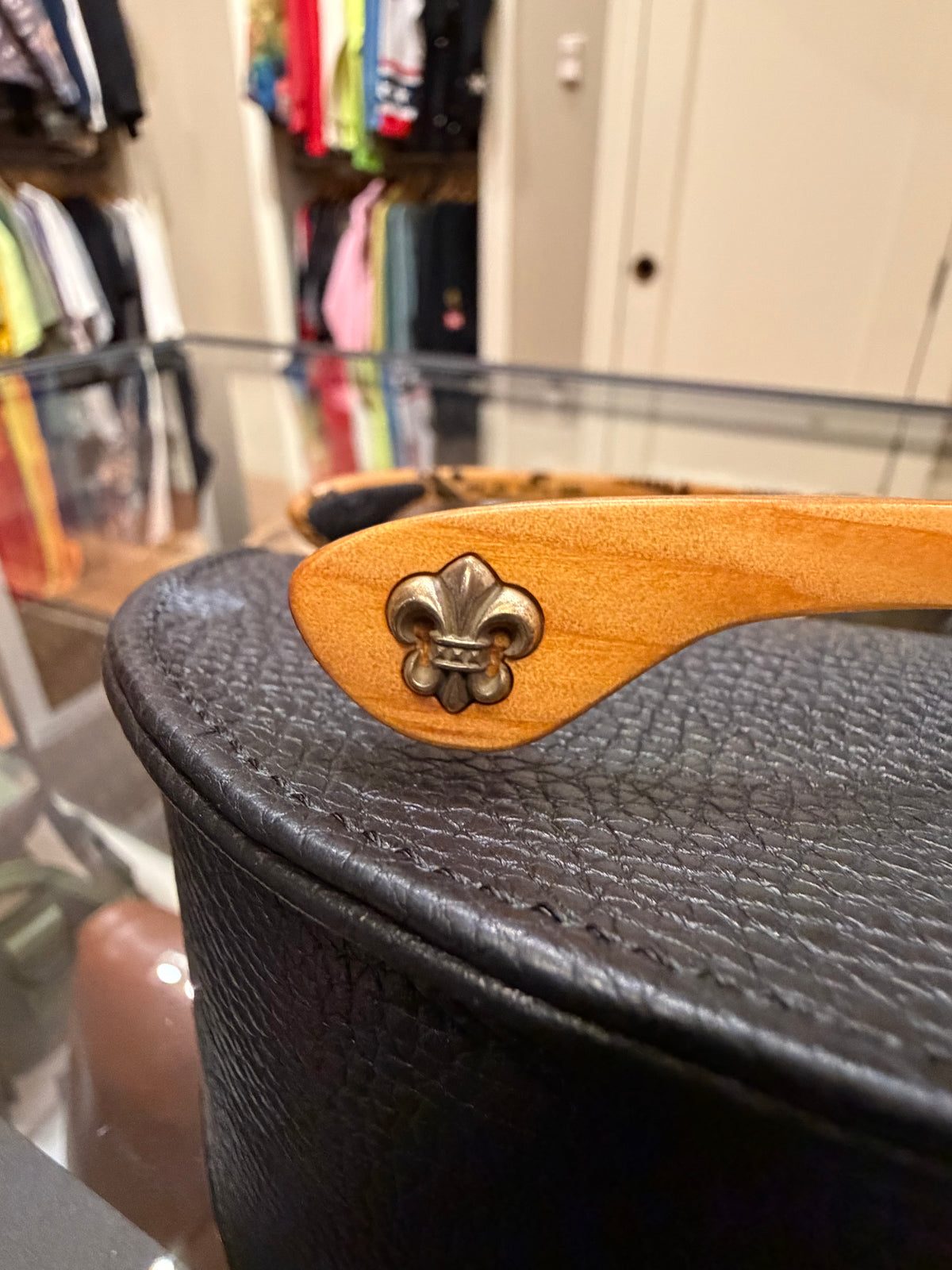 Chrome Hearts Lilith Glasses - Wooden/Silver
