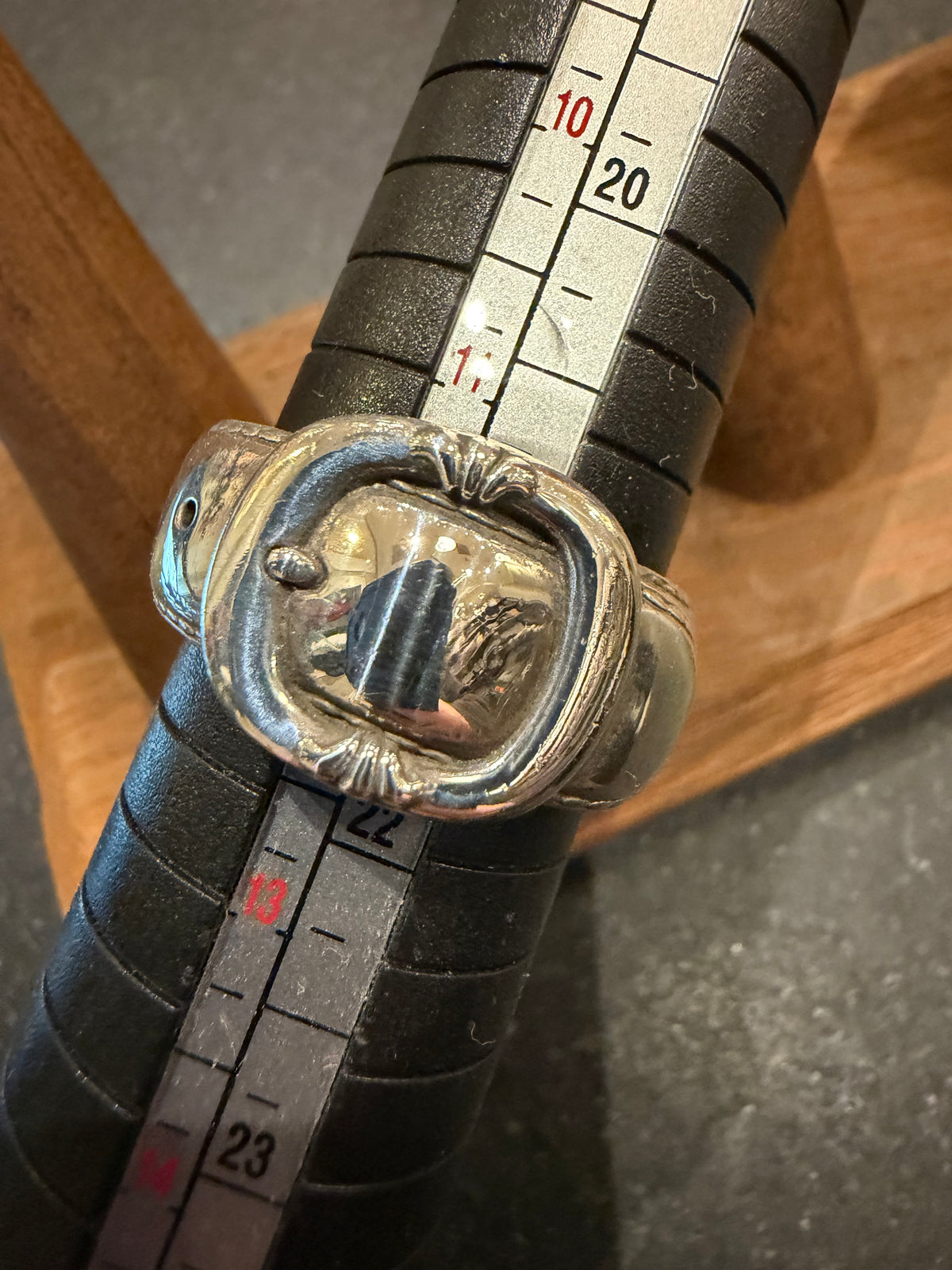 Chrome Hearts Large Gunslinger Belt Ring Silver - Size 12