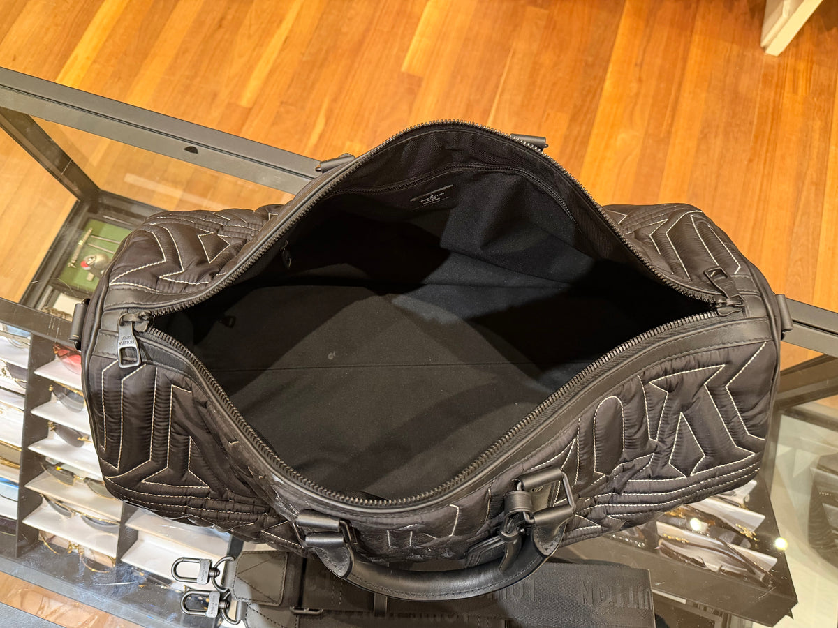 Louis Vuitton Keepall Bandoulière 50 Snow Capsule Collection Duffle Bag