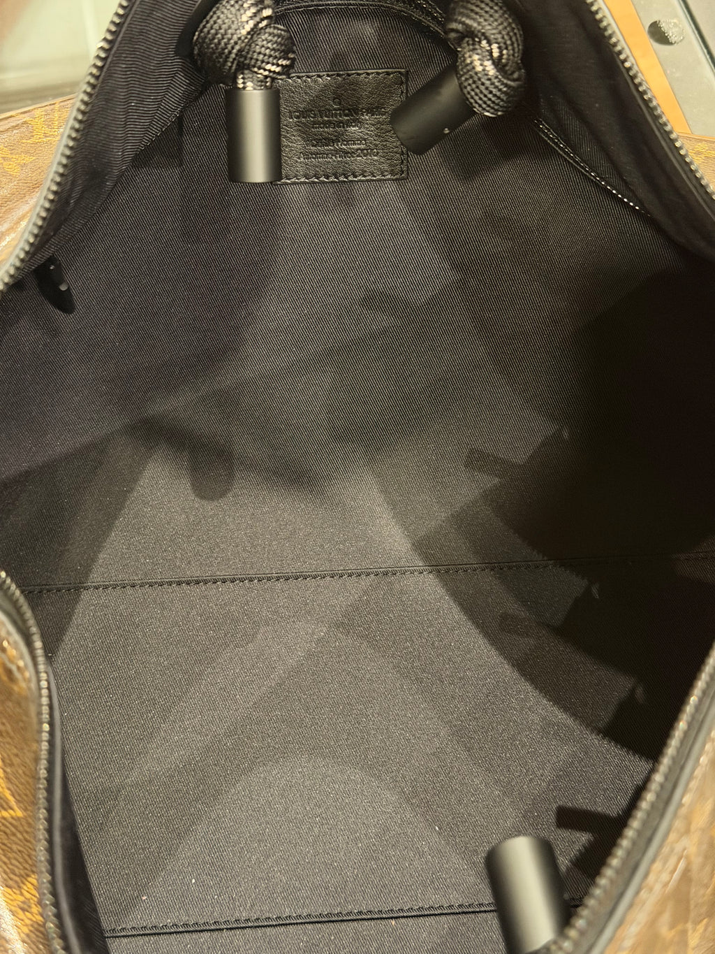 Louis Vuitton Monogram Glaze Keepall Bandouliere 50 Duffle Bag