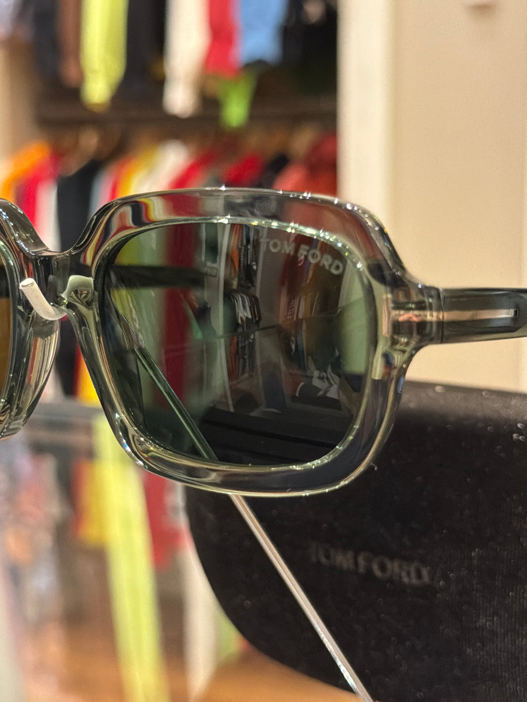 Tom Ford Women’s Lana 02 Square Sunglasses - Green