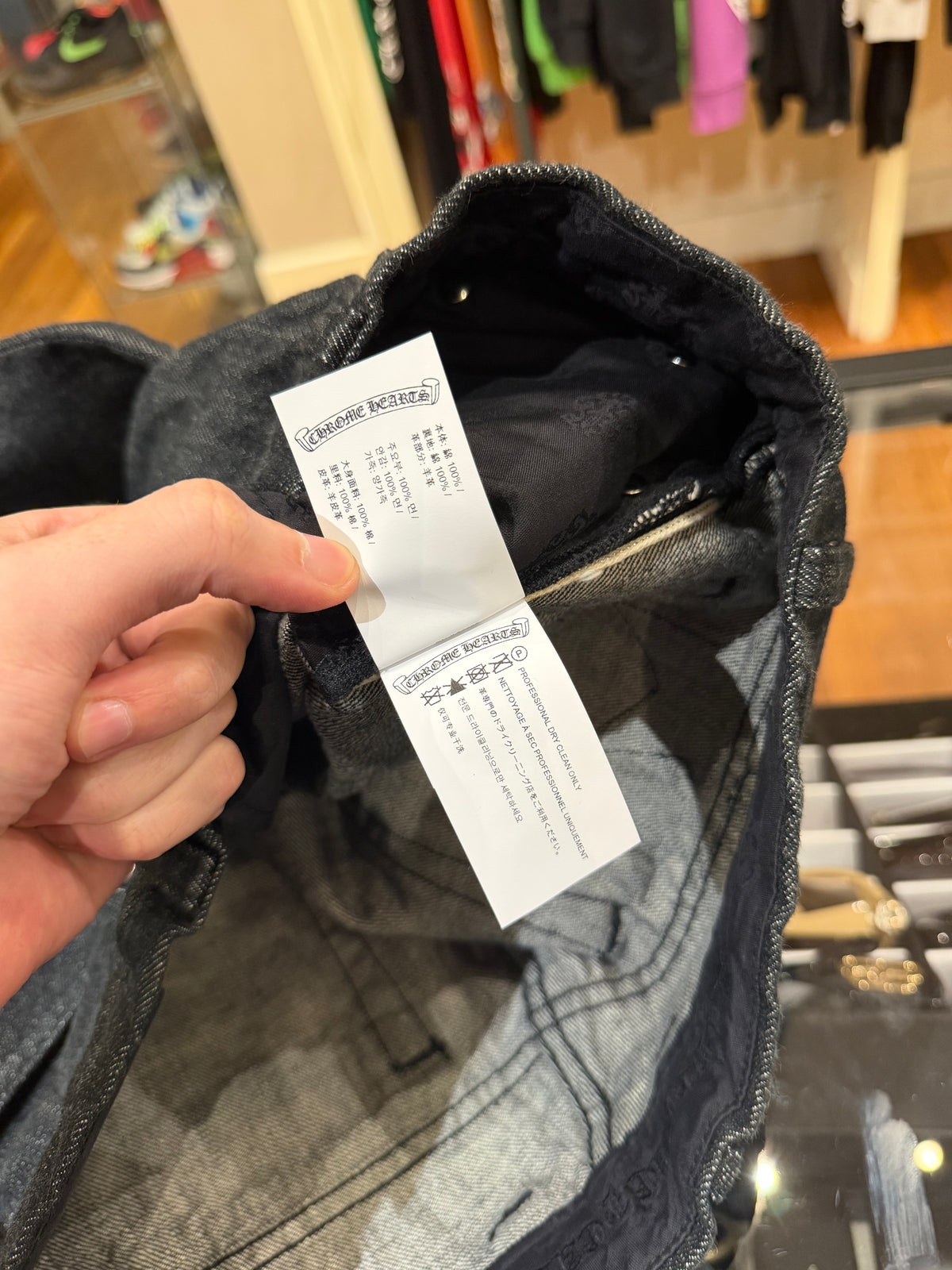 Chrome Hearts ‘Second Chances’ Star Patch Denim Jeans