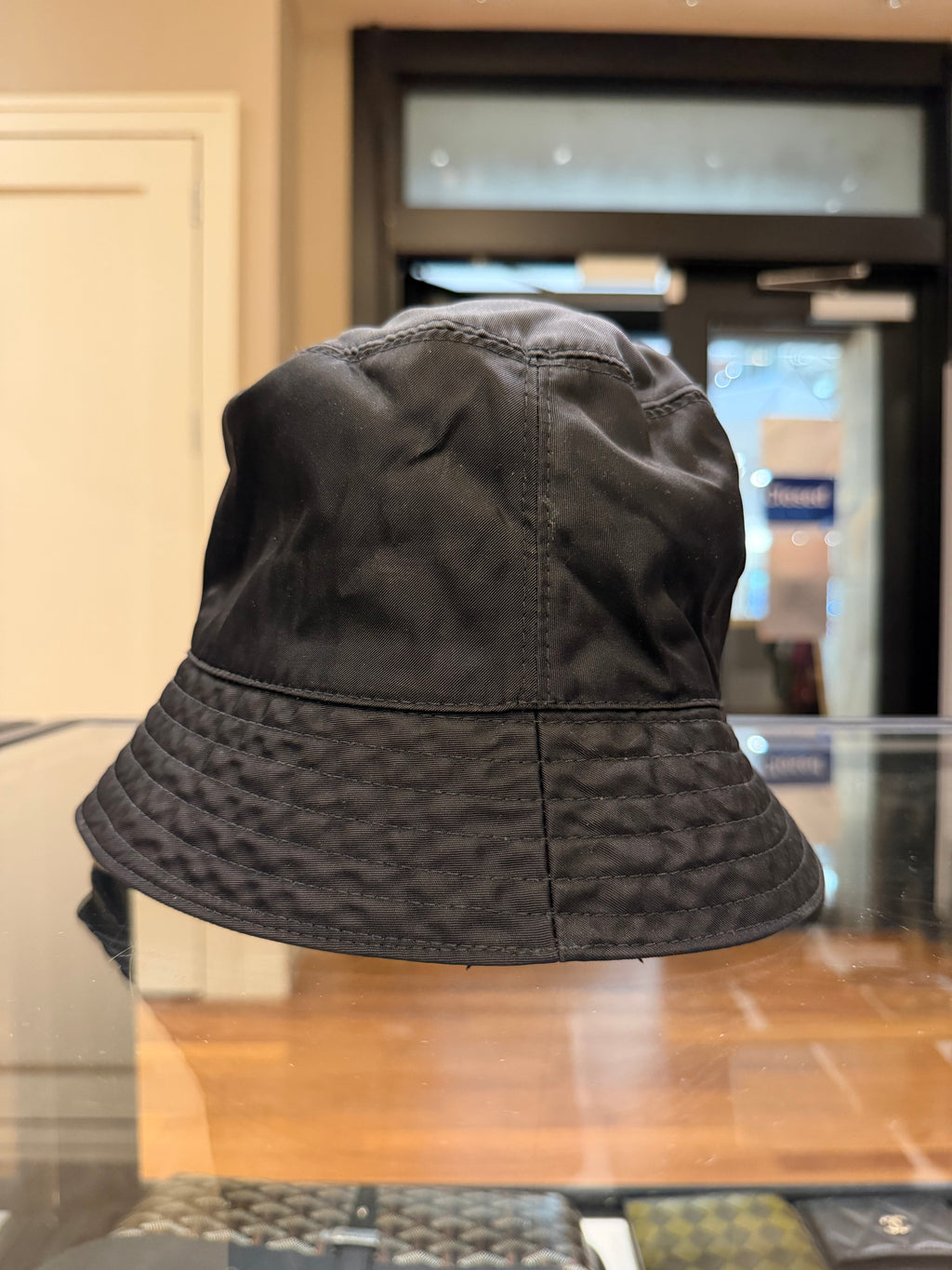 Prada ReNylon Embellished Bucket Hat