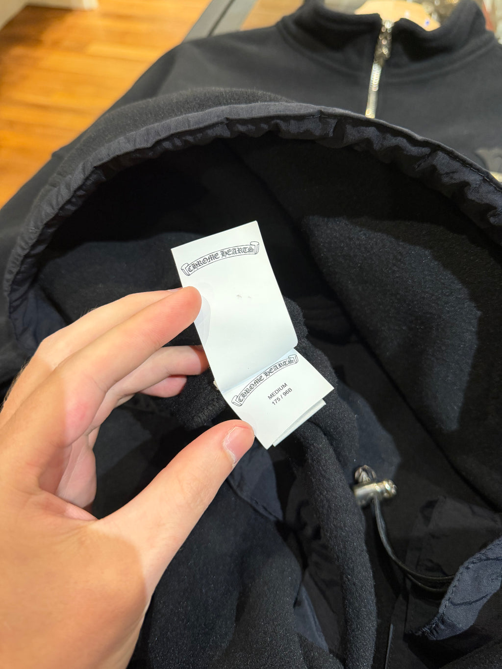 Chrome Hearts Fleece Quarter Zip Pullover