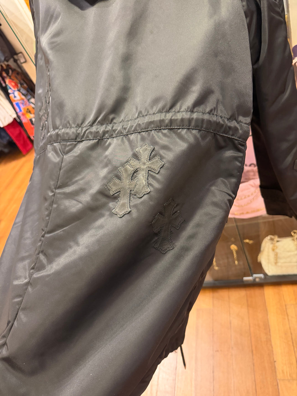 Chrome Hearts Cross Patch Parka - Black