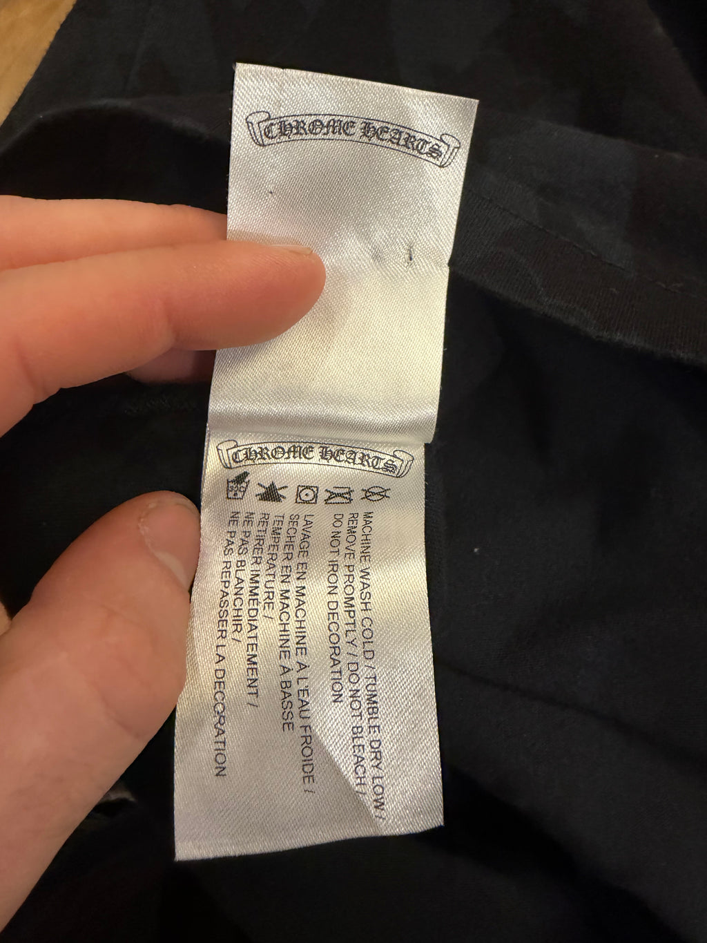 Chrome Hearts Cemetery Cross Monogram Tee
