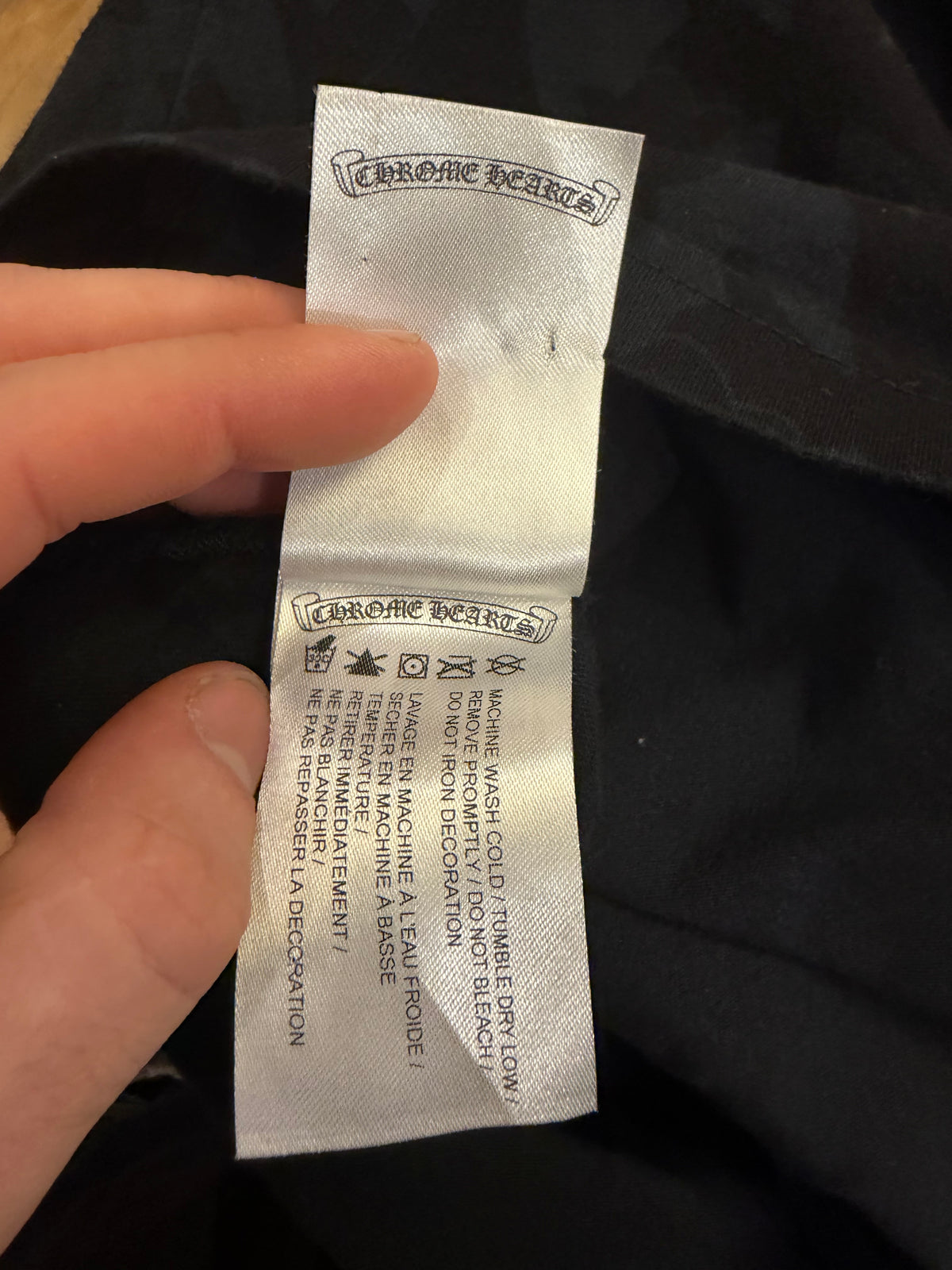 Chrome Hearts Cemetery Cross Monogram Tee