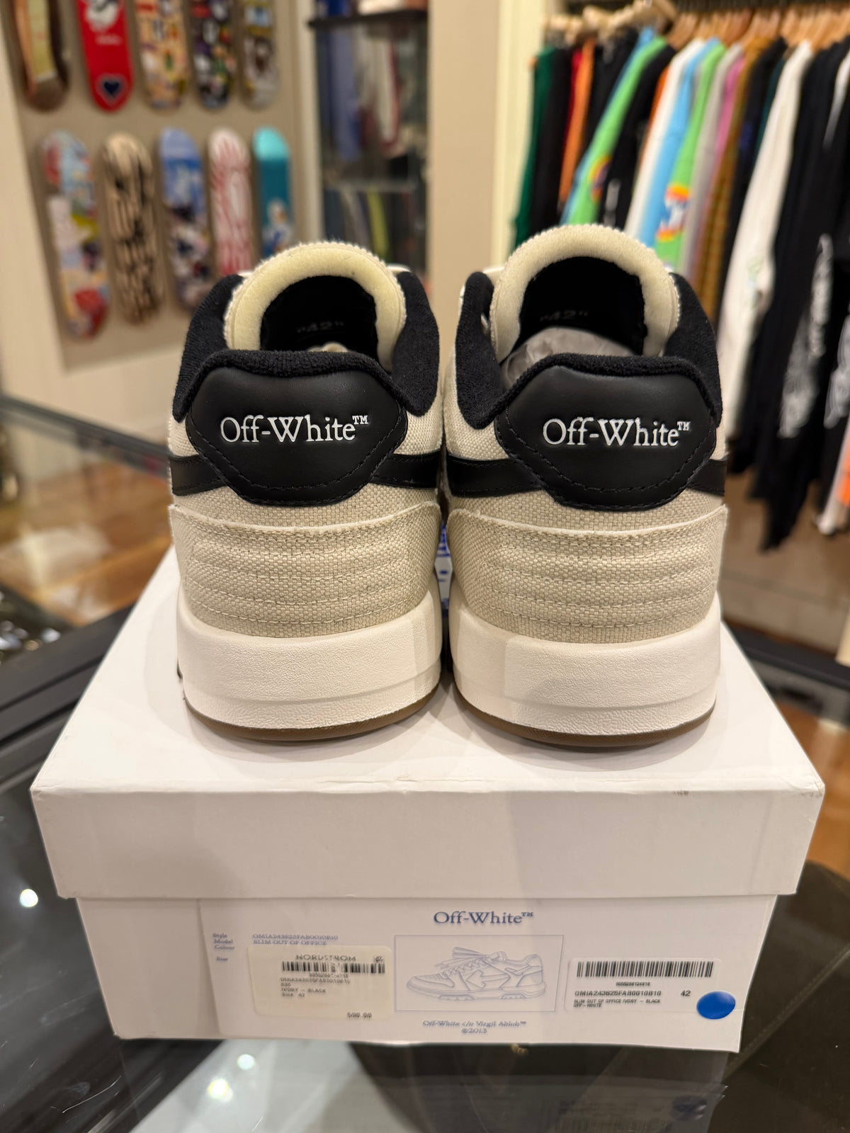 Off-White ‘Out of Office’ Canvas Sneaker