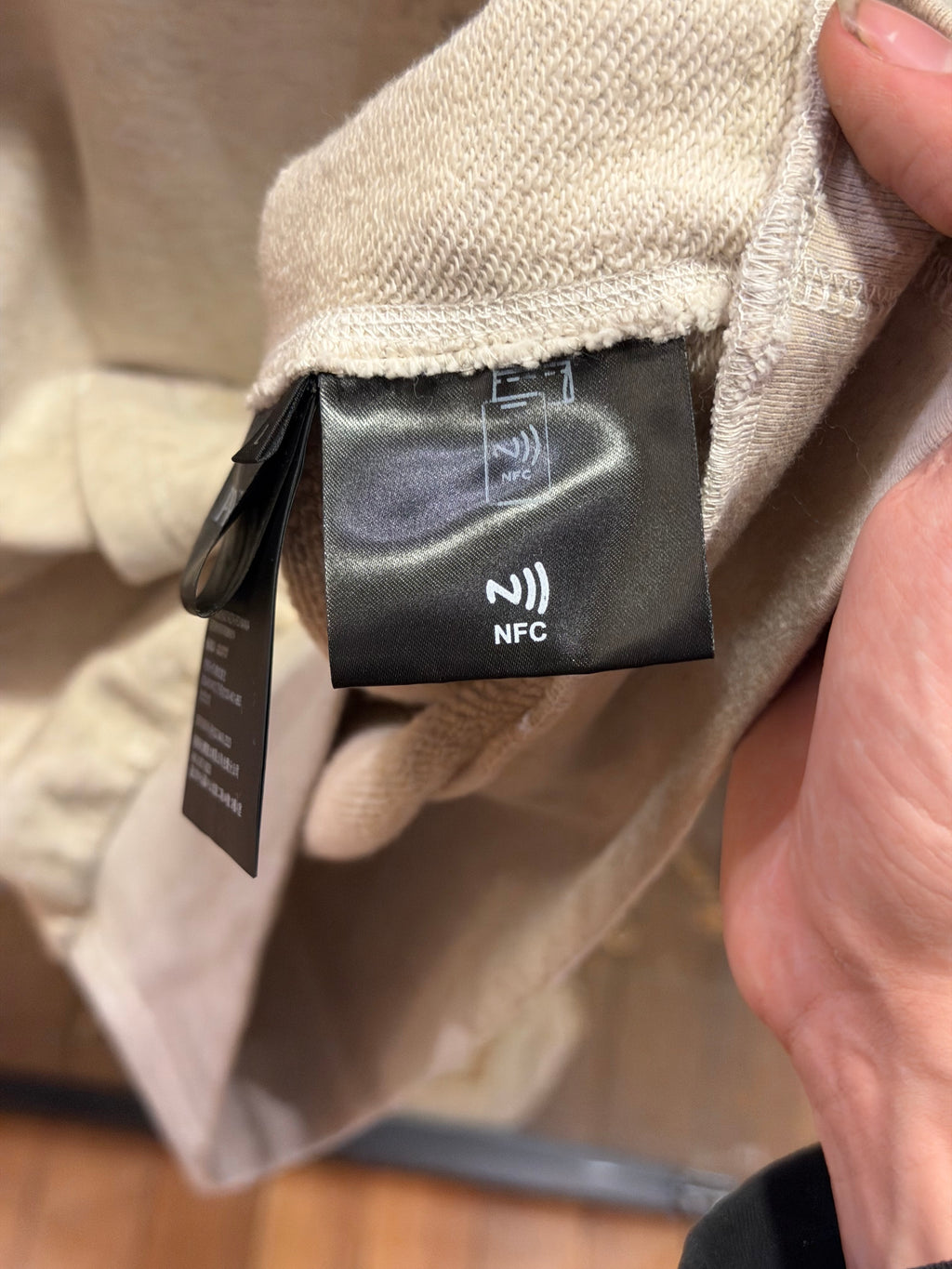 Prada Faded Logo Cotton Fleece Hoodie - Grey