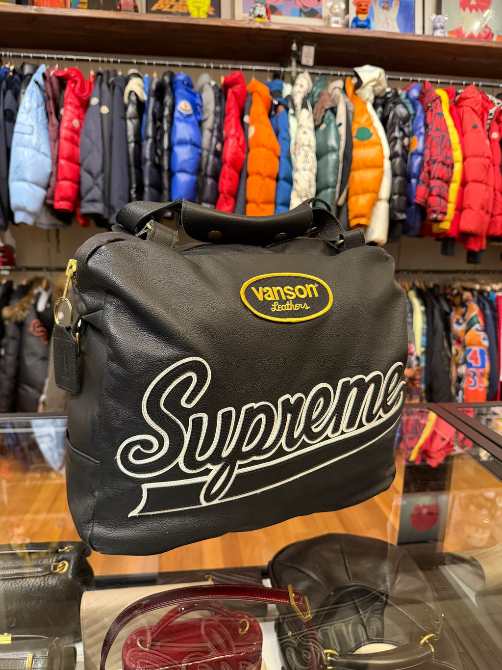 Supreme x Vanson Leathers Spider Web Bag