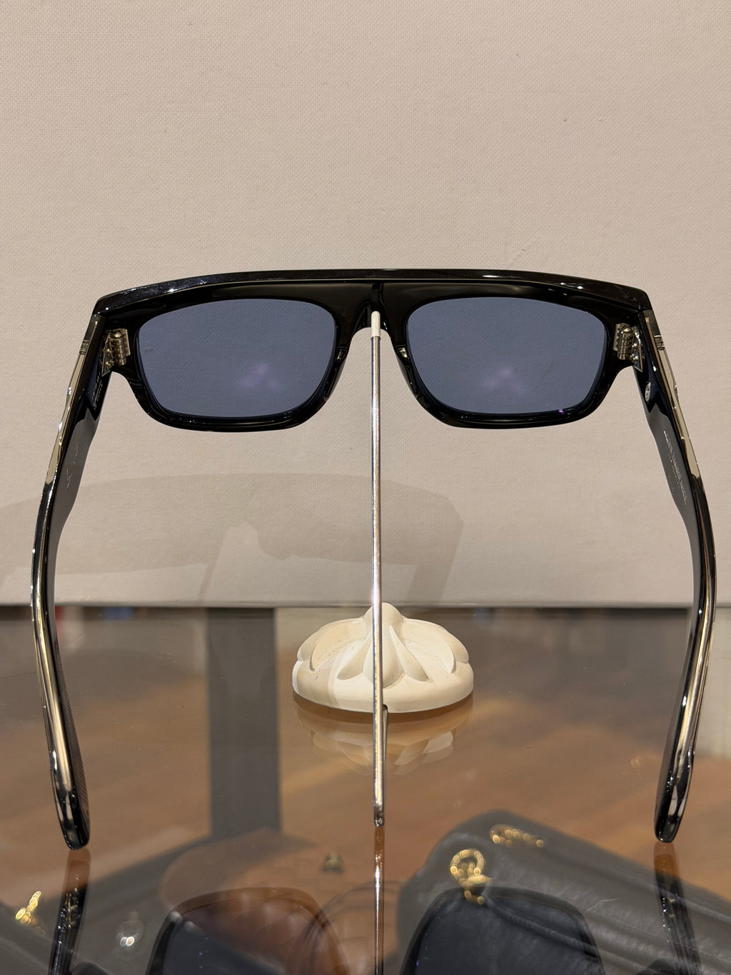 Jacques Marie Mage George Cantina ‘Ritz’ Tortise Glasses - Black