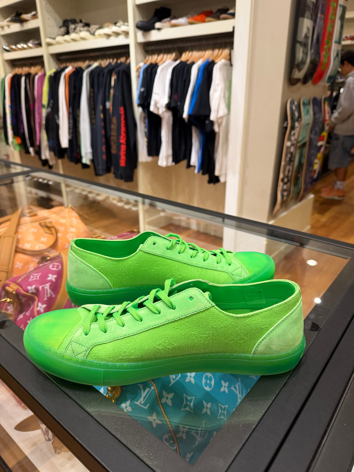 Louis Vuitton Tattoo Low Sneakers - Green