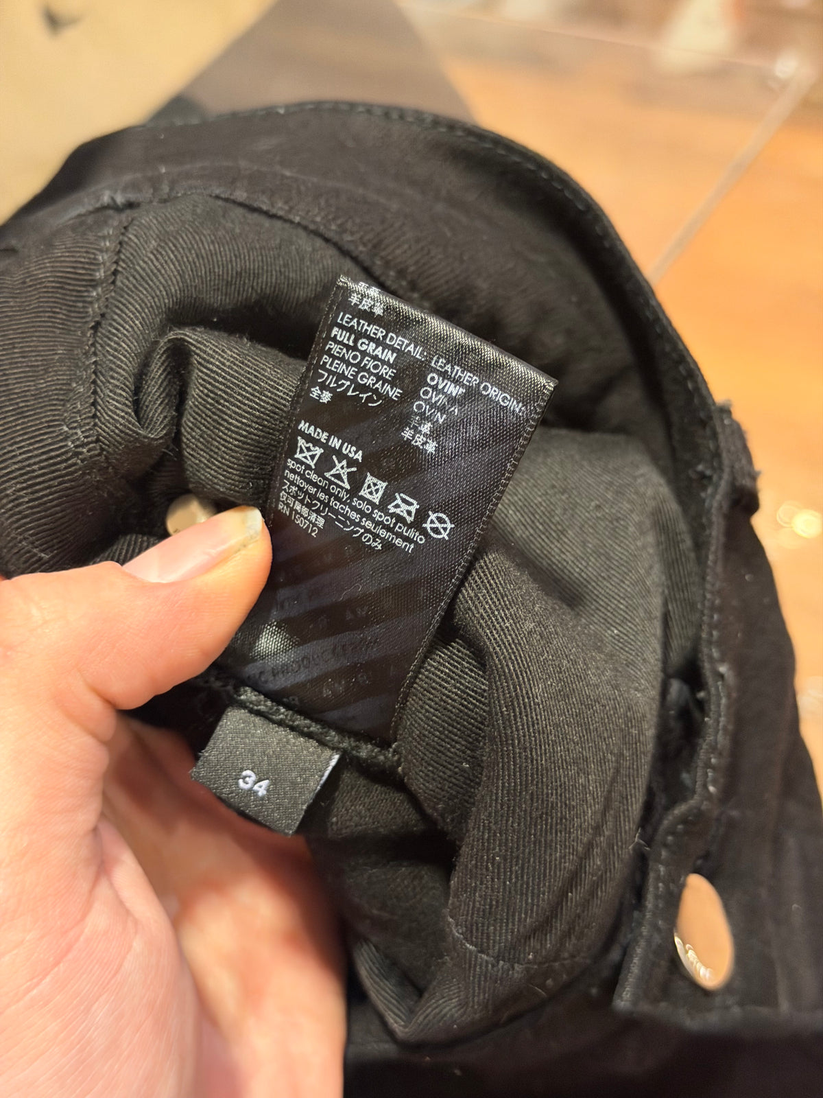 Amiri MX1 Distressed Skinny Jeans - Black/Black Patches