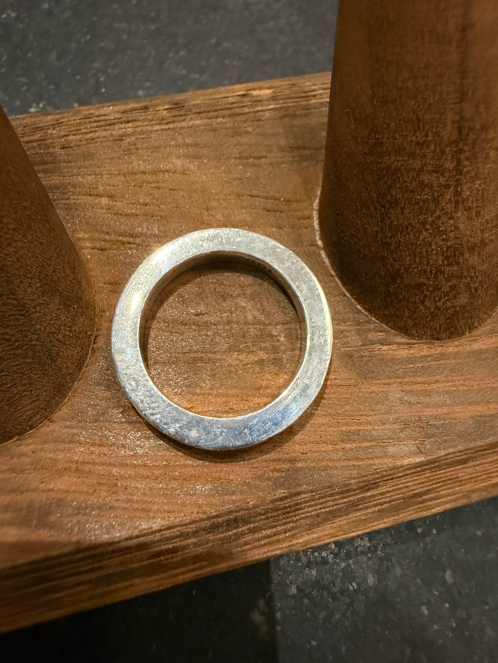 Chrome Hearts NYC F You 3MM Spacer Ring Silver - Size 6.5