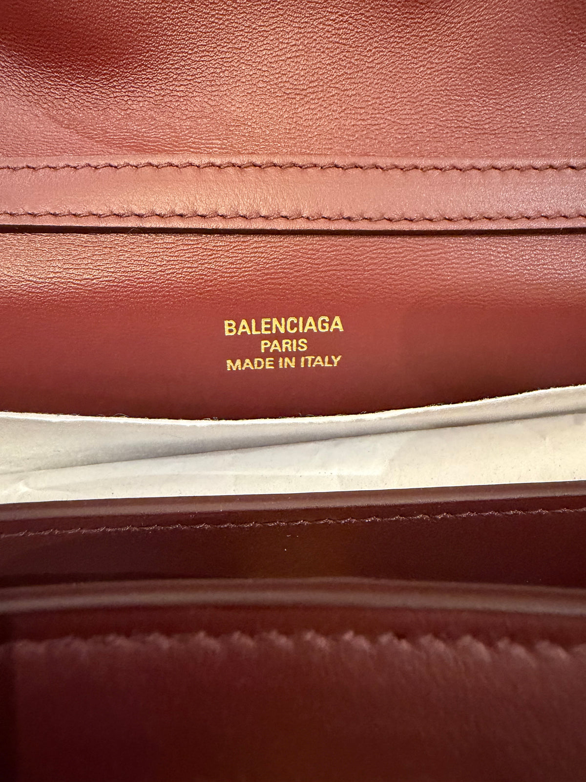 Balenciaga Rodeo Handbag - Burgundy