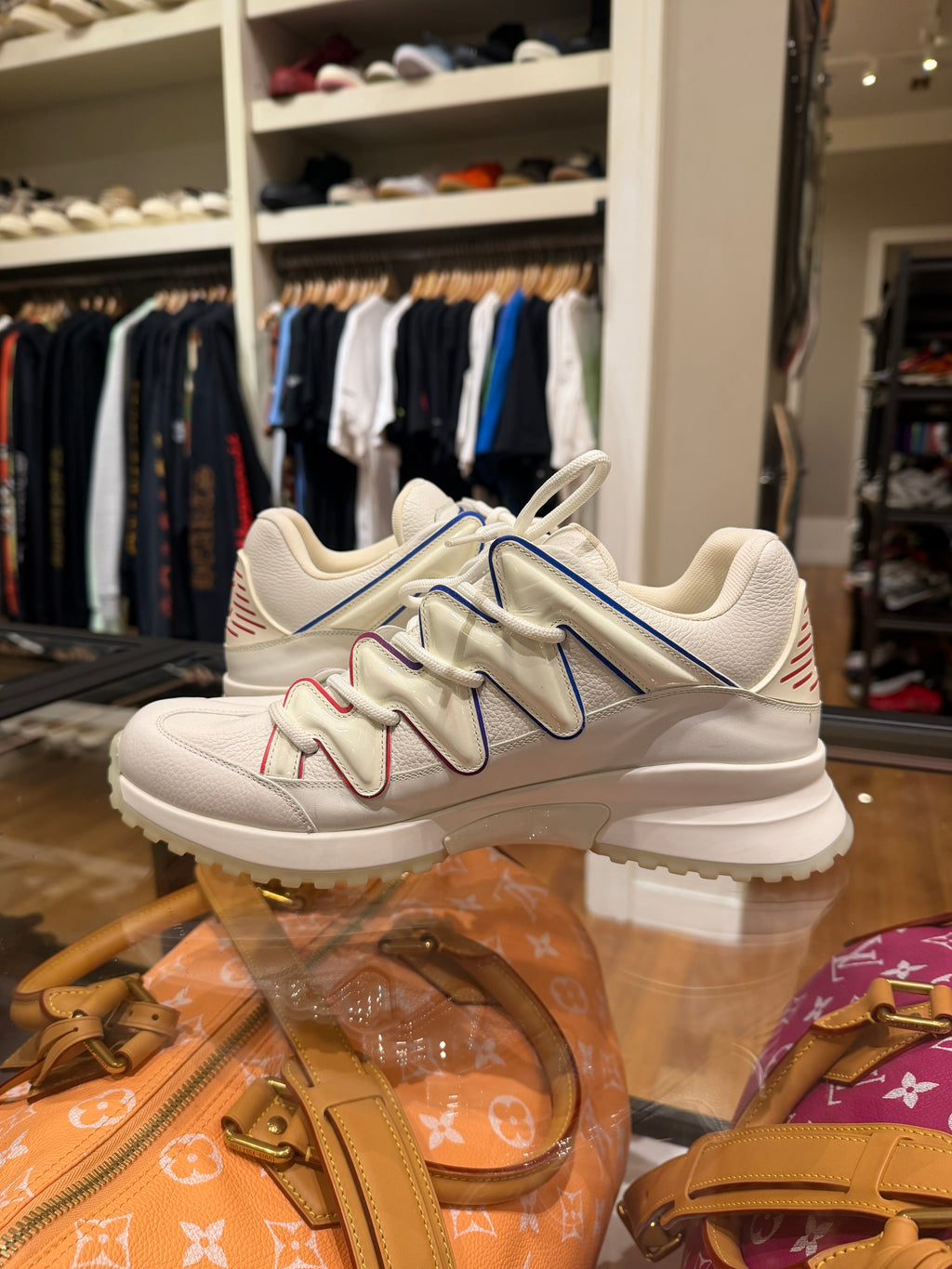 Louis Vuitton Zig Zag Sneaker - White/Red/Blue