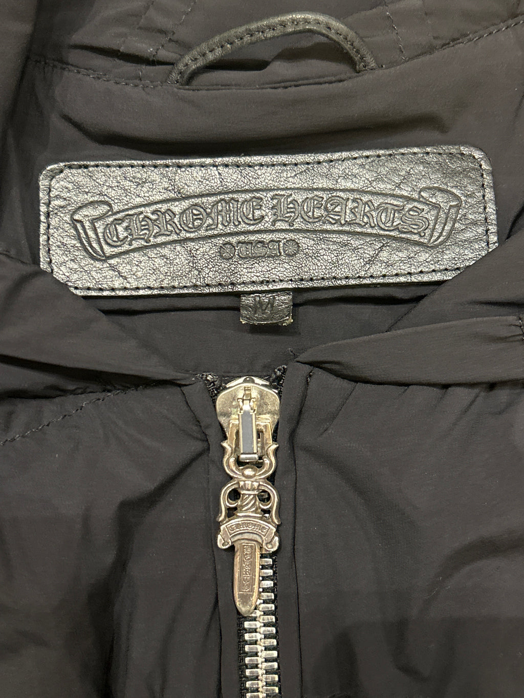 Chrome Hearts Quilted Cross Patch Jacket