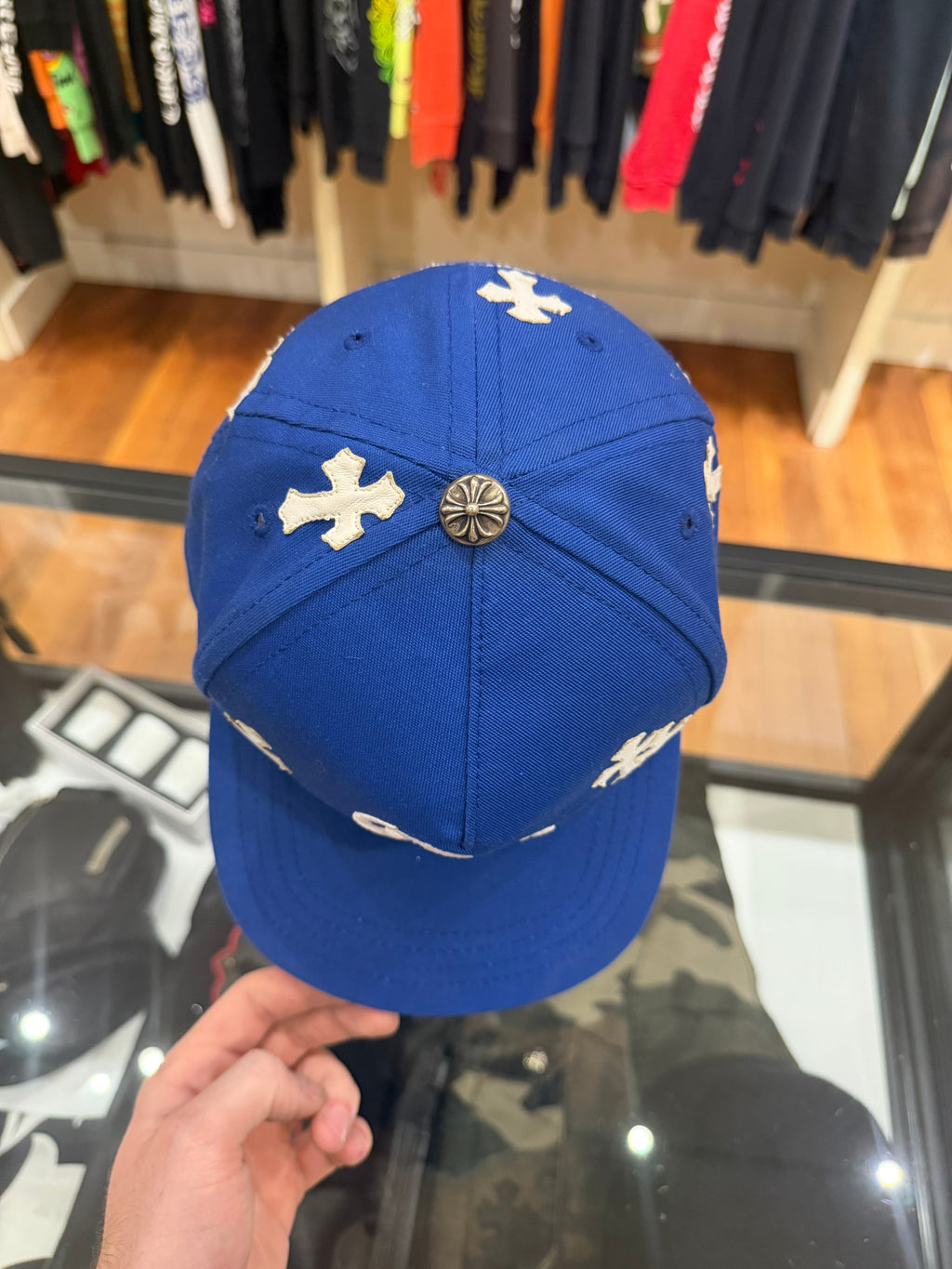 Chrome Hearts CH Multi Cross Hat - Blue