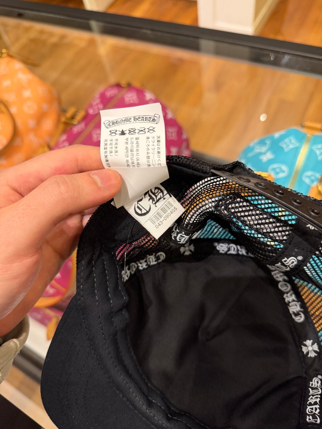Chrome Hearts Pink Triple Cross Patch Hat