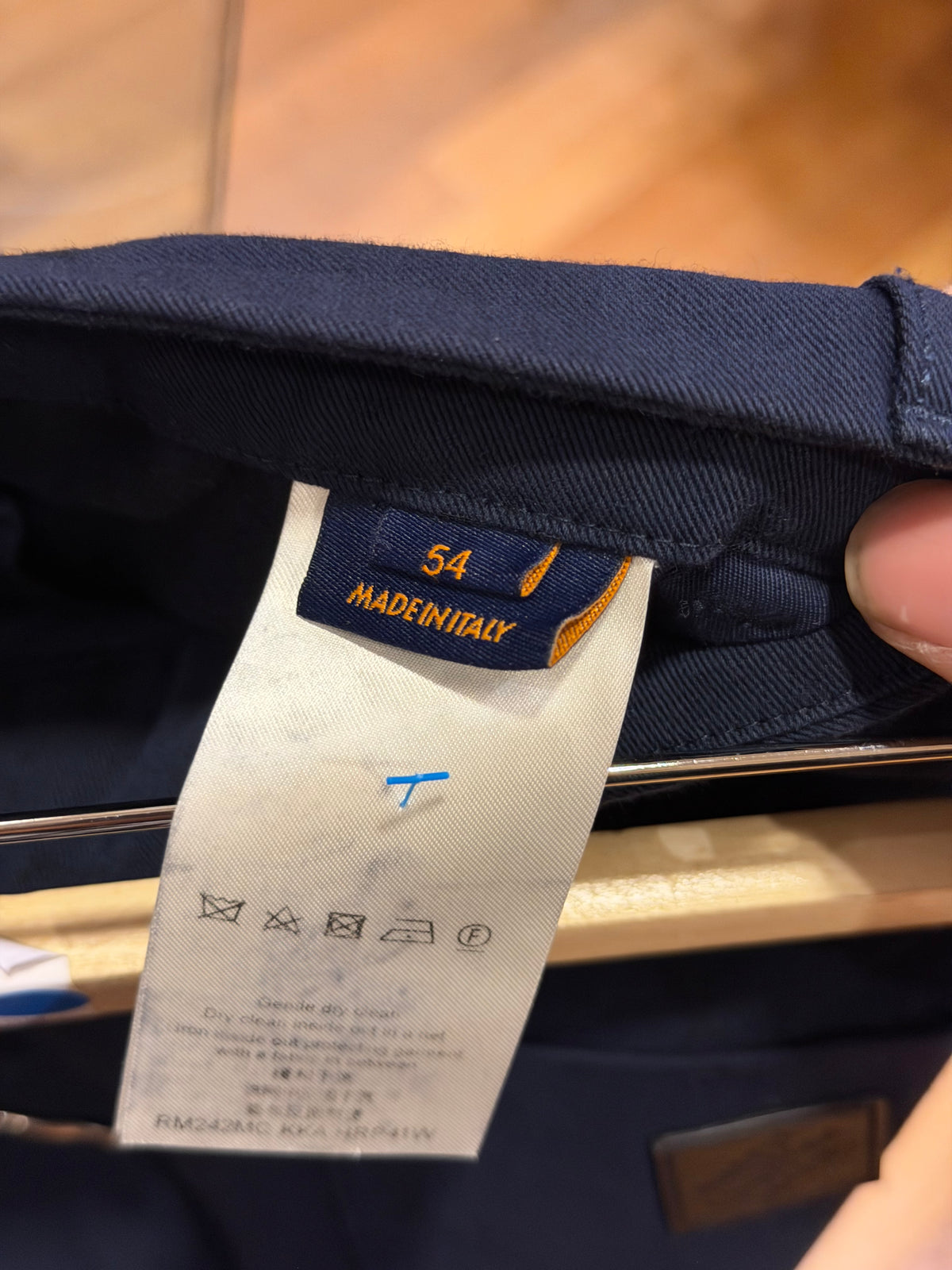 Louis Vuitton Tonal Monogram Chino Shorts - Navy