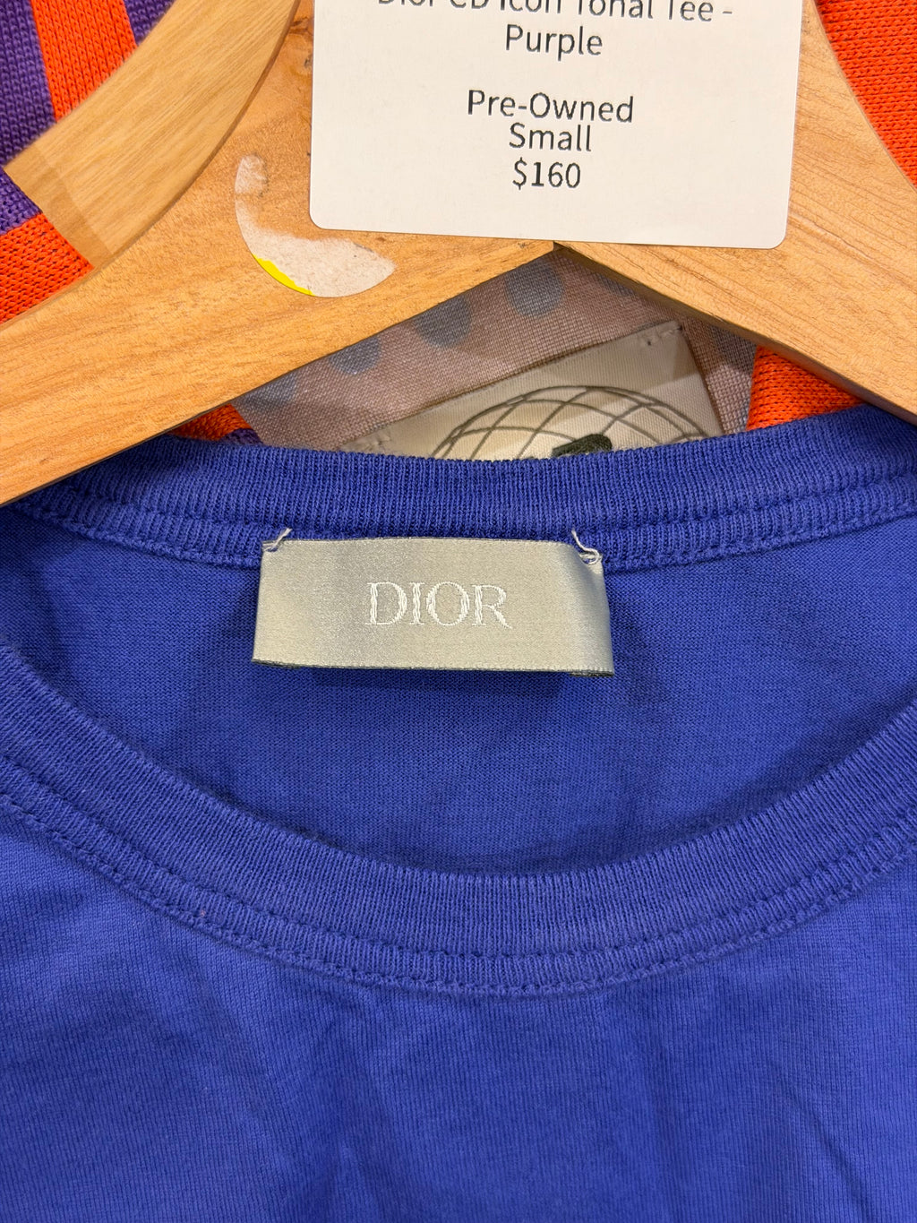 Dior CD Icon Tonal Tee - Purple