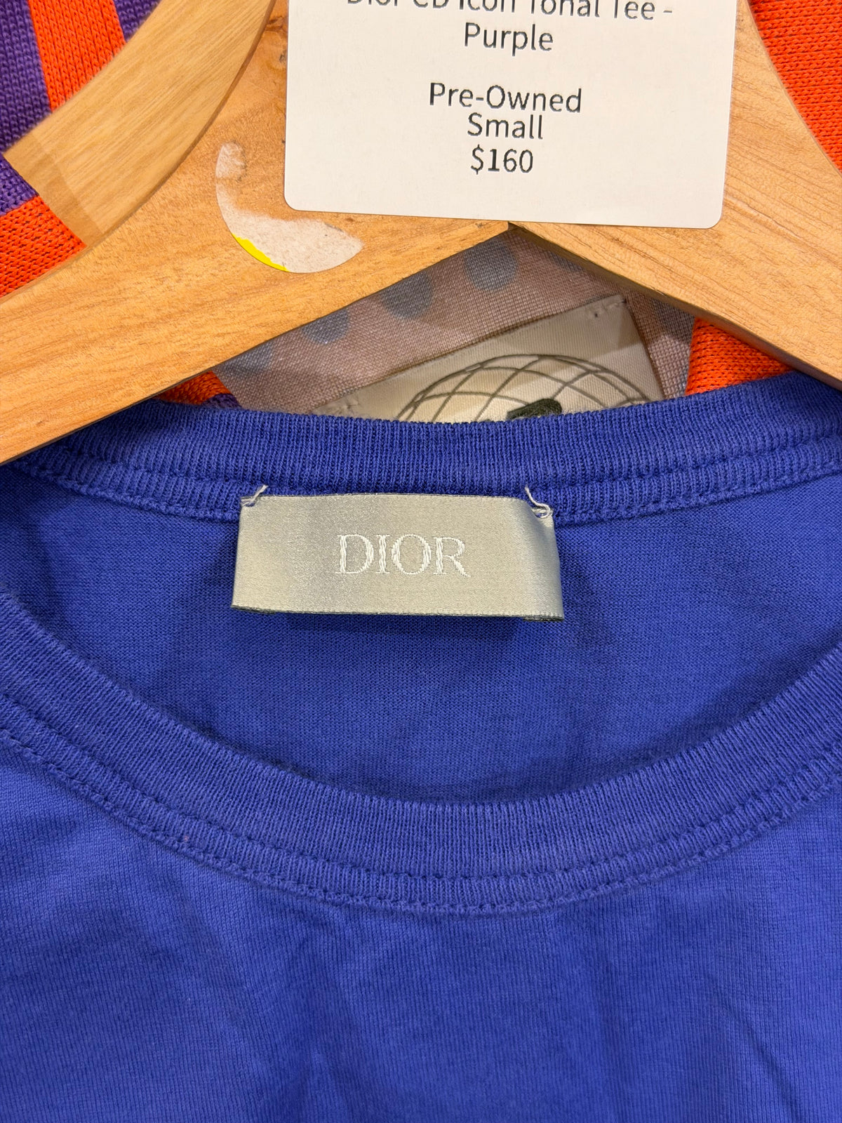 Dior CD Icon Tonal Tee - Purple