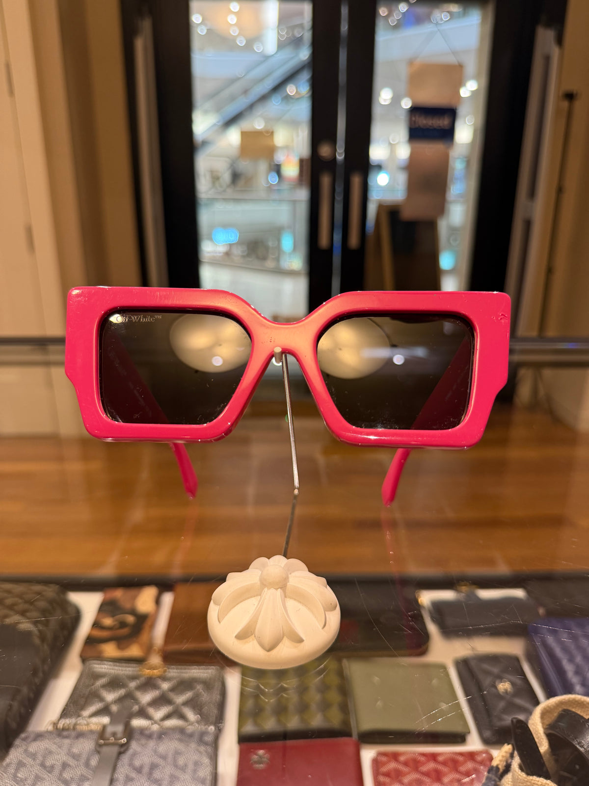 Off White Virgil Square Sunglasses - Pink