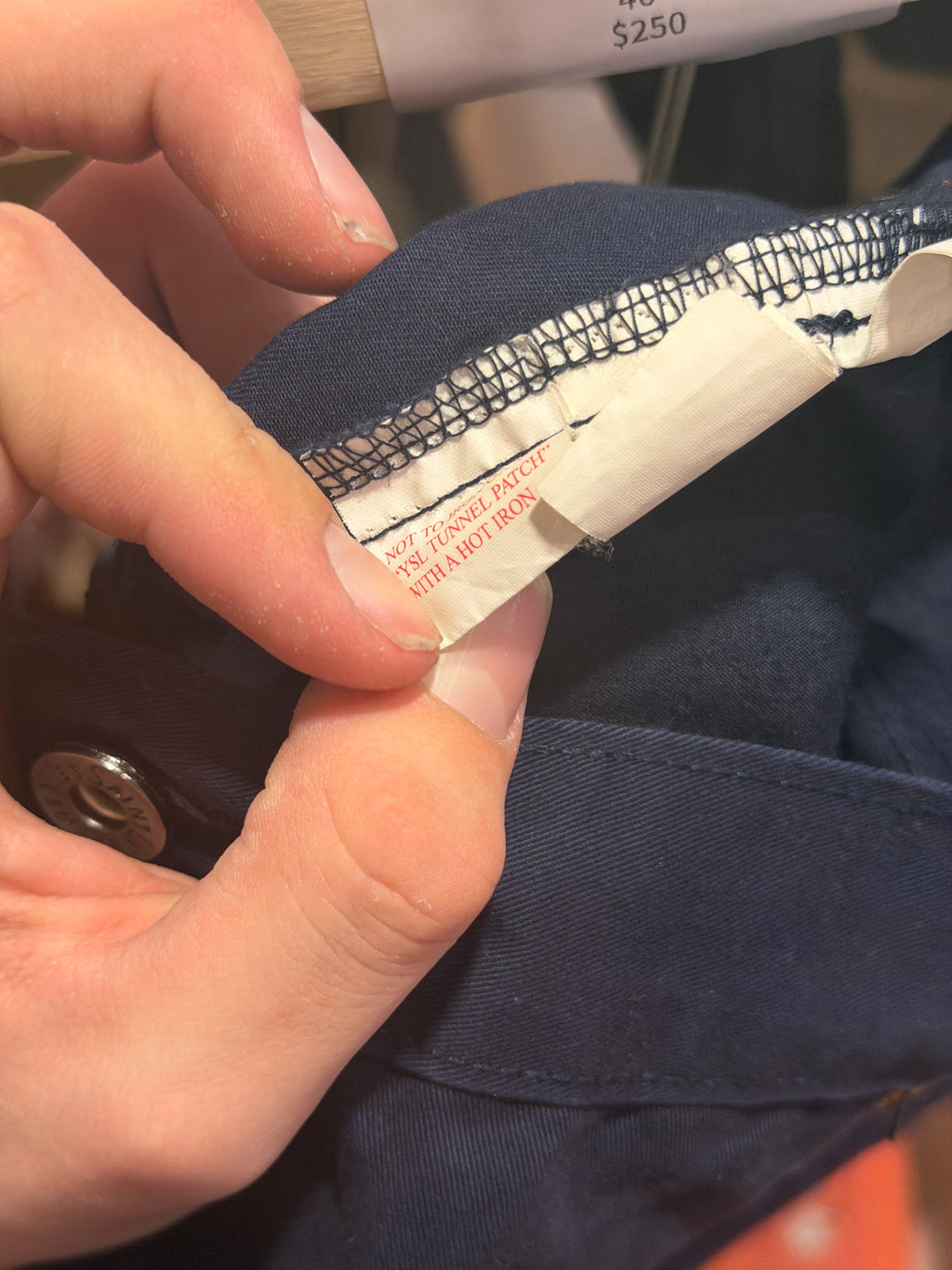 Yves Saint Laurent Chino Pants - Navy