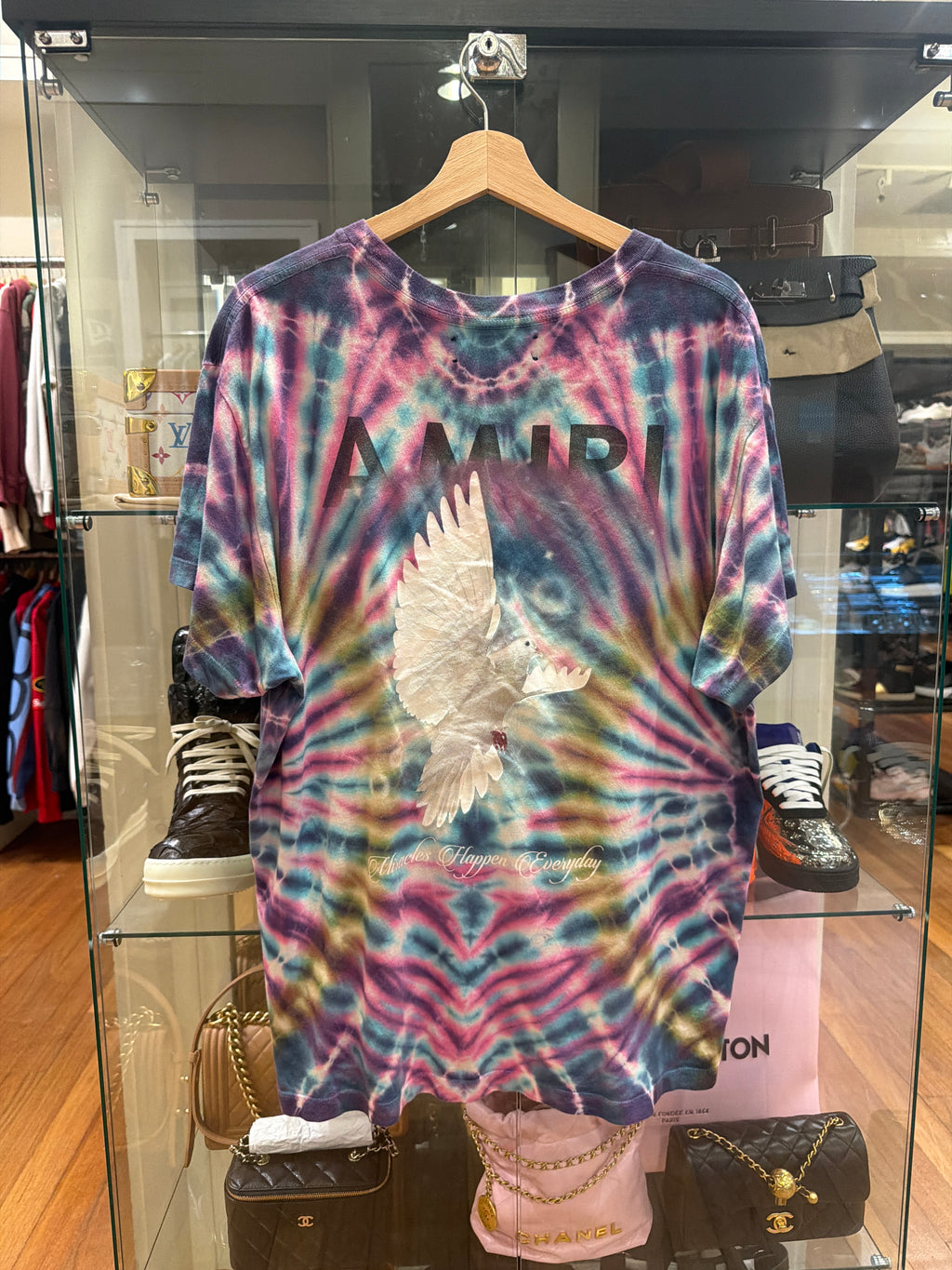 Amiri Tie-Dye Dove Tee