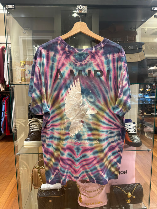 Amiri Tie-Dye Dove Tee