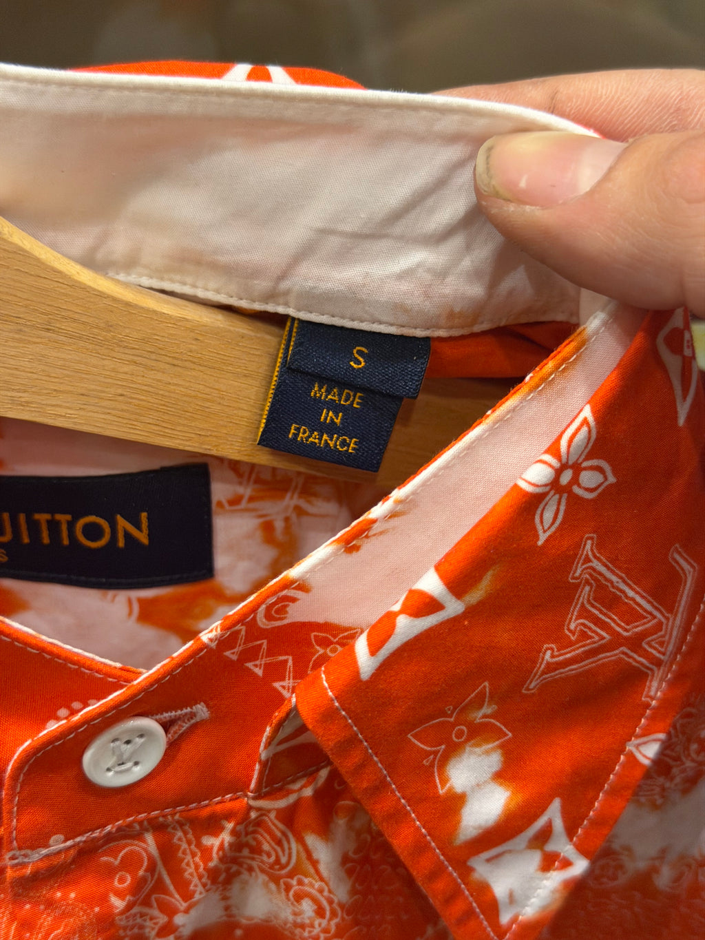 Louis Vuitton Bandana Tie-Dye Shirt - Orange