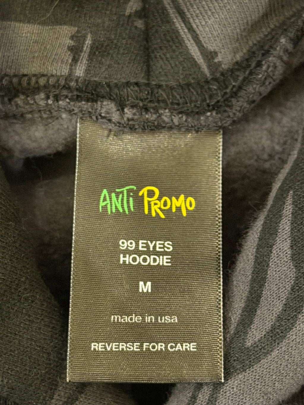 Anti Promo 99 Eyes Hoodie - Black