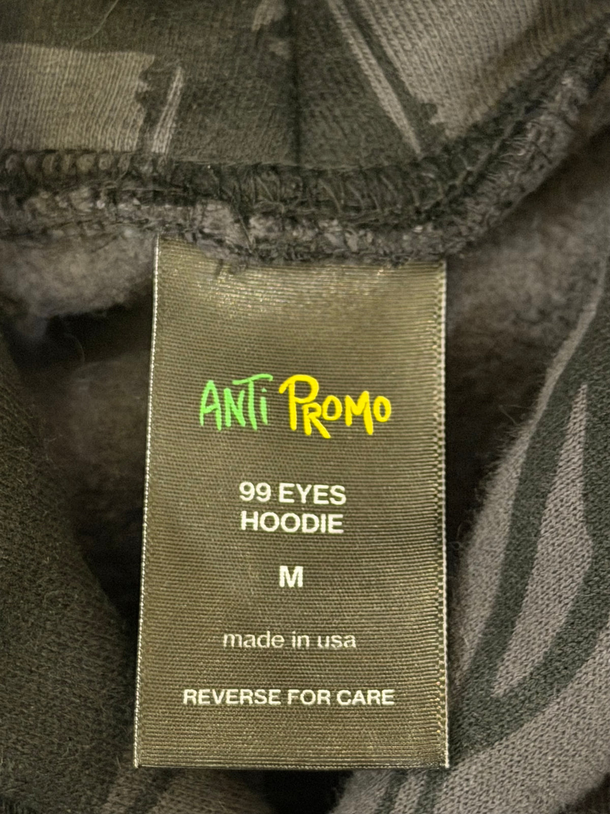 Anti Promo 99 Eyes Hoodie - Black