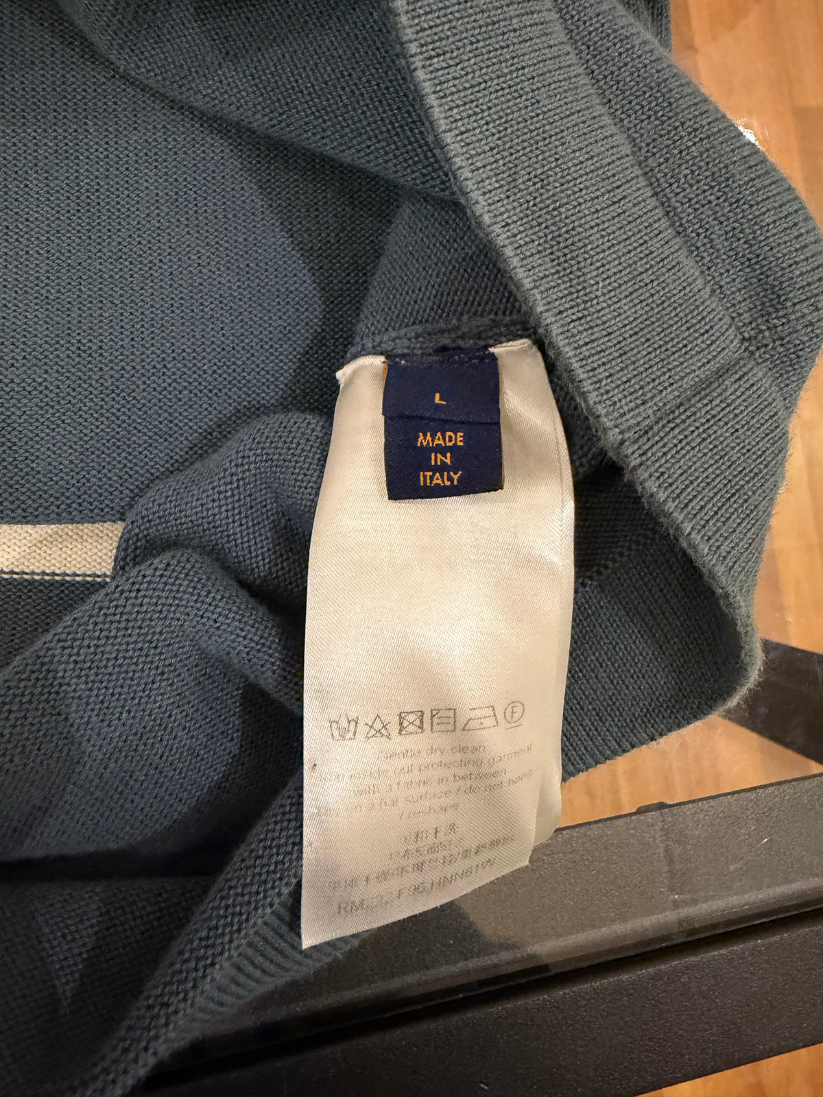 Louis Vuitton FW22 Vintage Cycling Polo Shirt - Blue