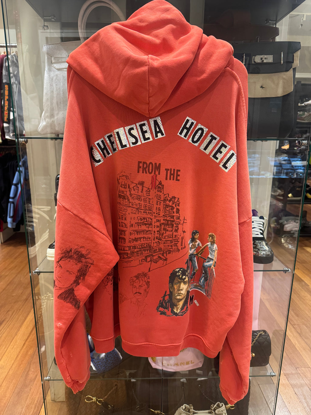 Paly Hollywood Chelsea Hotel Hoodie - Red