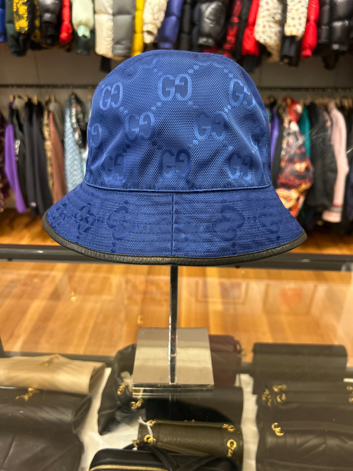 Gucci GG Monogram Bucket Hat - Blue