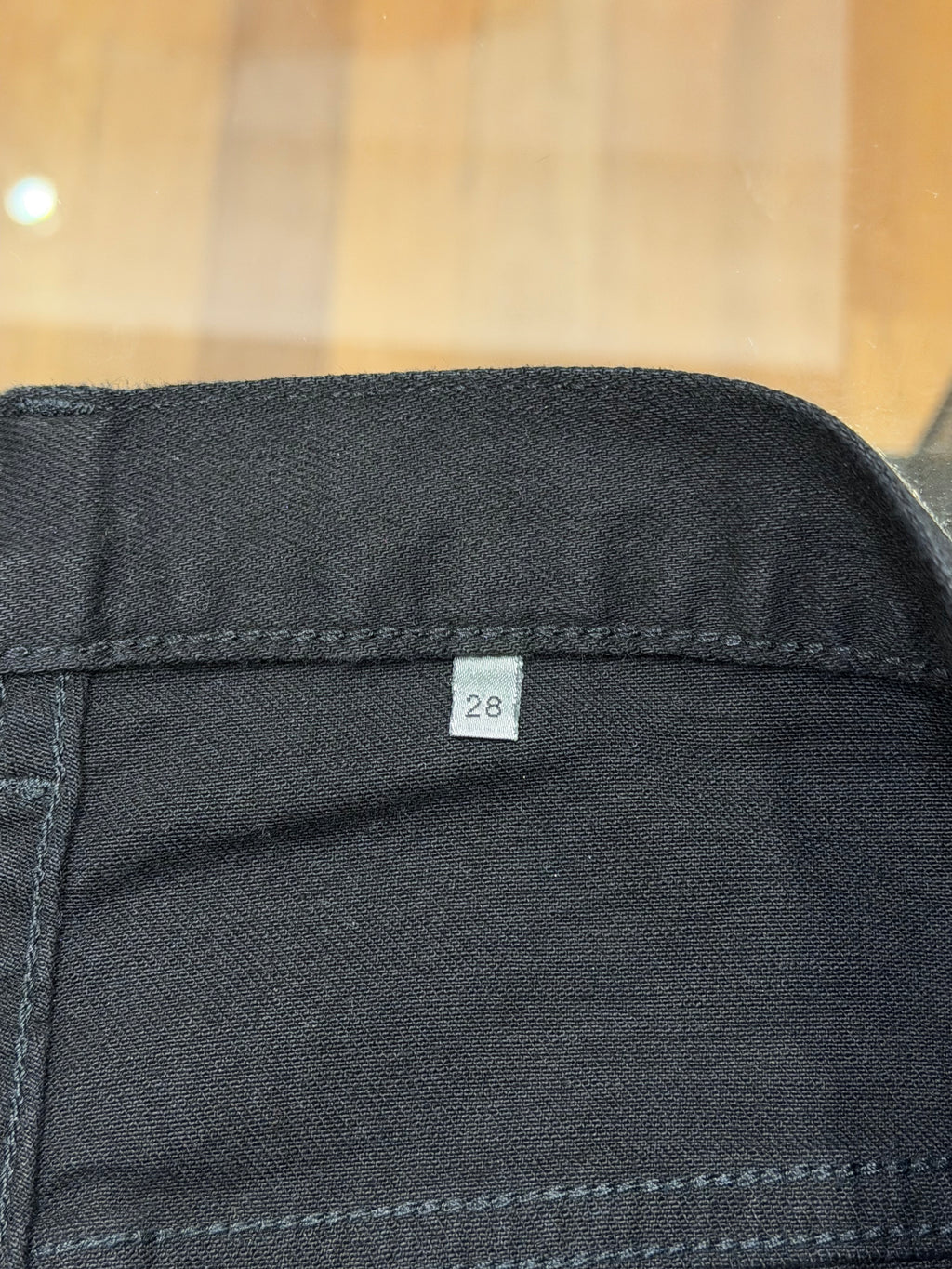 Dior Homme AW11 Waxed Denim Jeans - Black