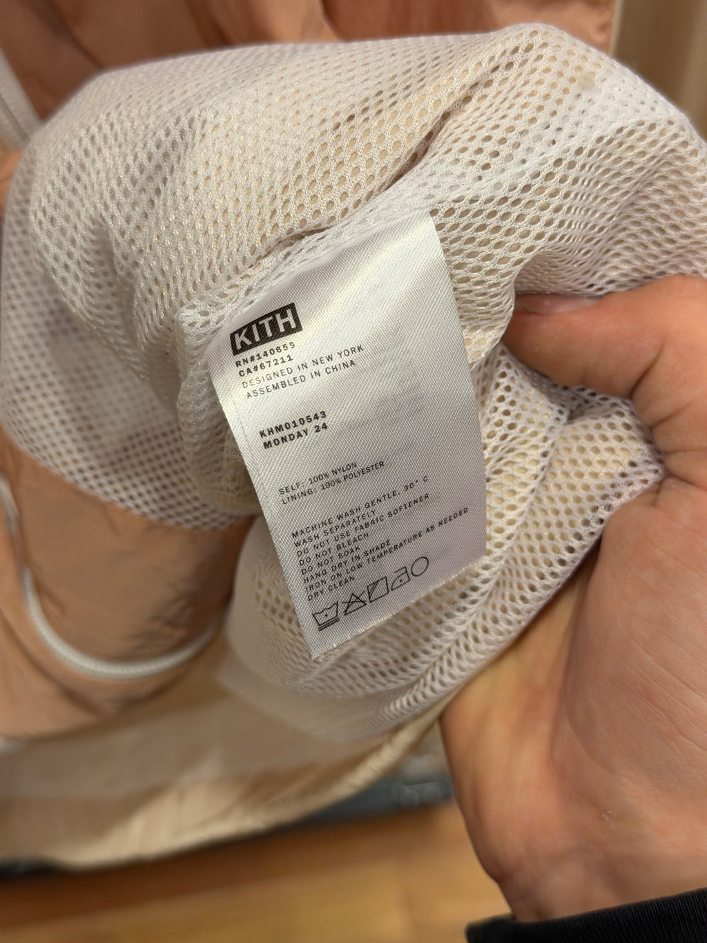 Kith Madison Windbreaker Jacket - Pink
