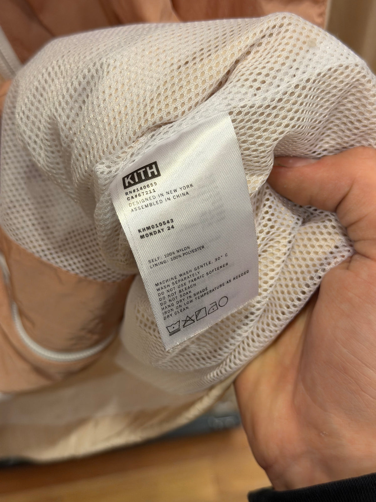 Kith Madison Windbreaker Jacket - Pink