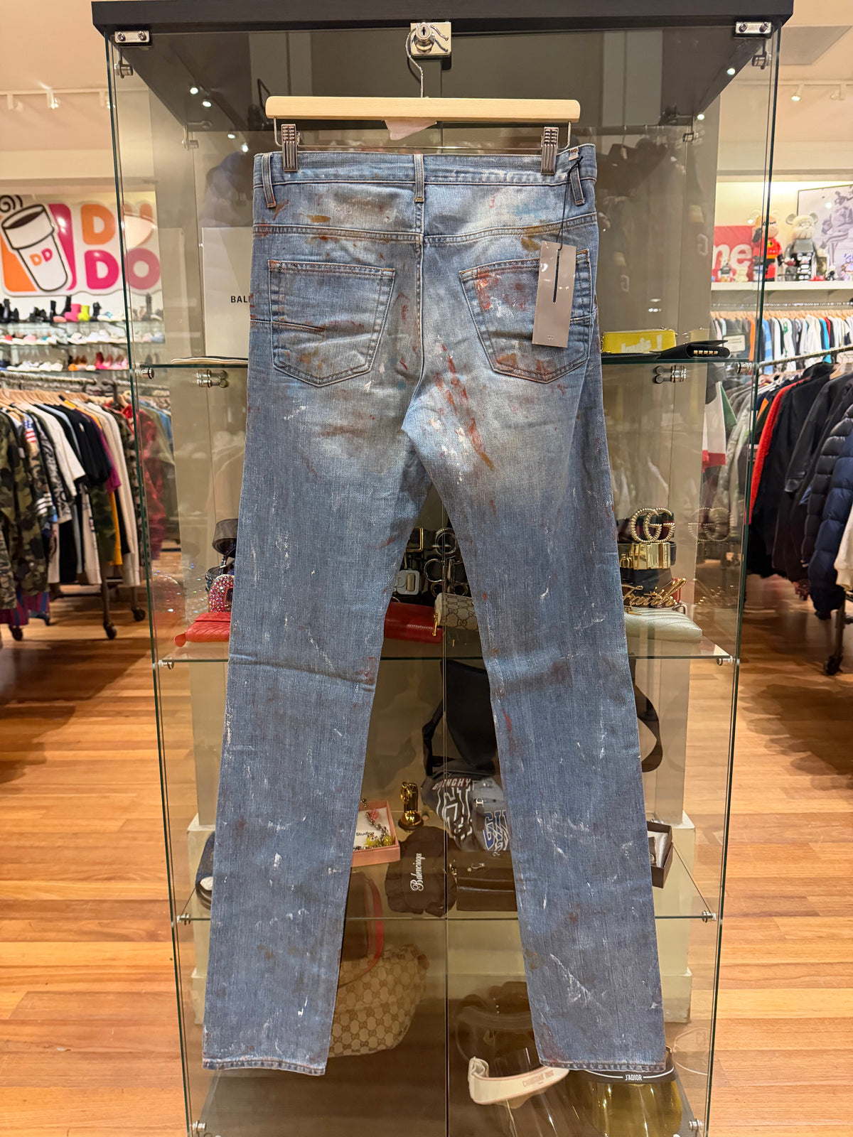 Dior Homme SS10 Wildcat Painter Denim Jeans By Kris Van Assche