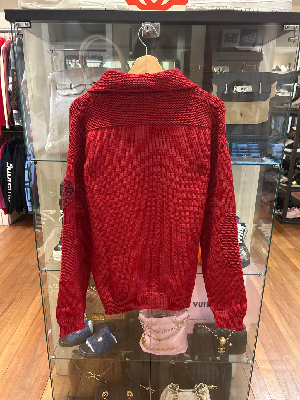Gucci Wool Knit Full Zip Sweater