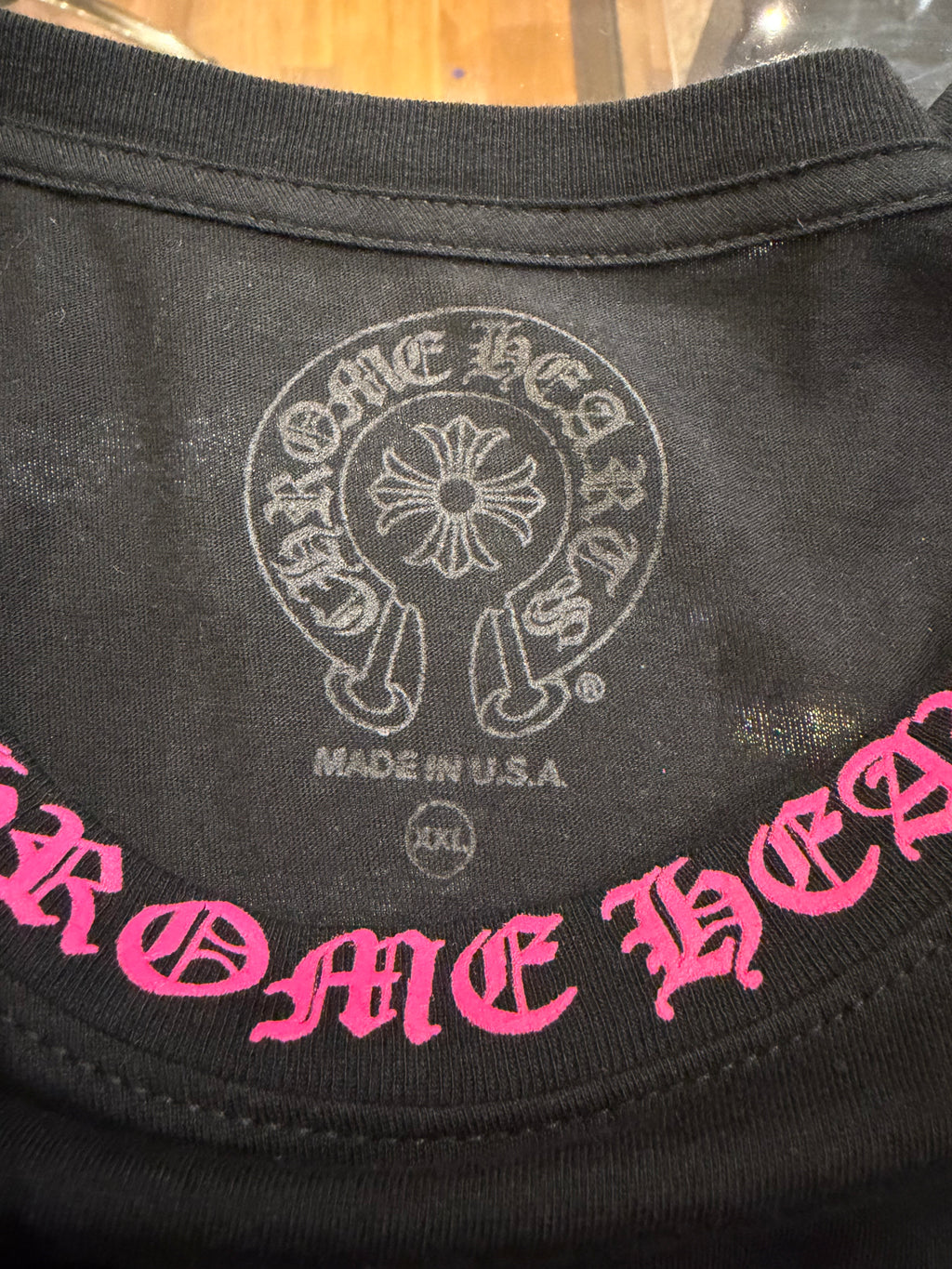 Chrome Hearts Neck Logo LS -
Black/Pink