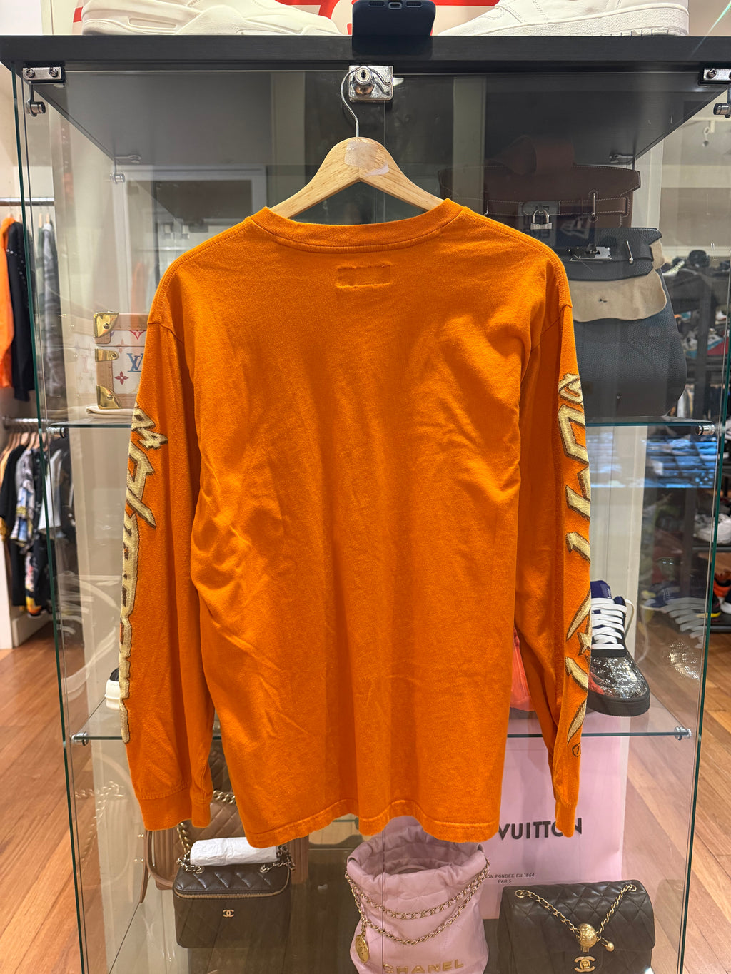 Supreme Racing Intarsia LS Shirt - Orange
