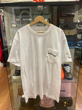 Chrome Hearts Scroll Logo Pocket Tee - White