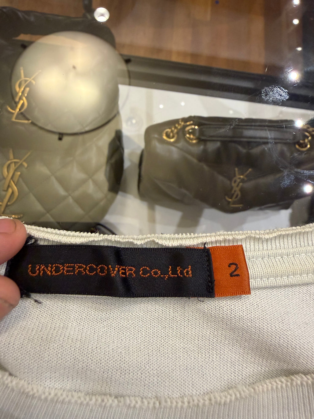 Undercover AW05 'Arts & Craft' Keyring LS Shirt - White