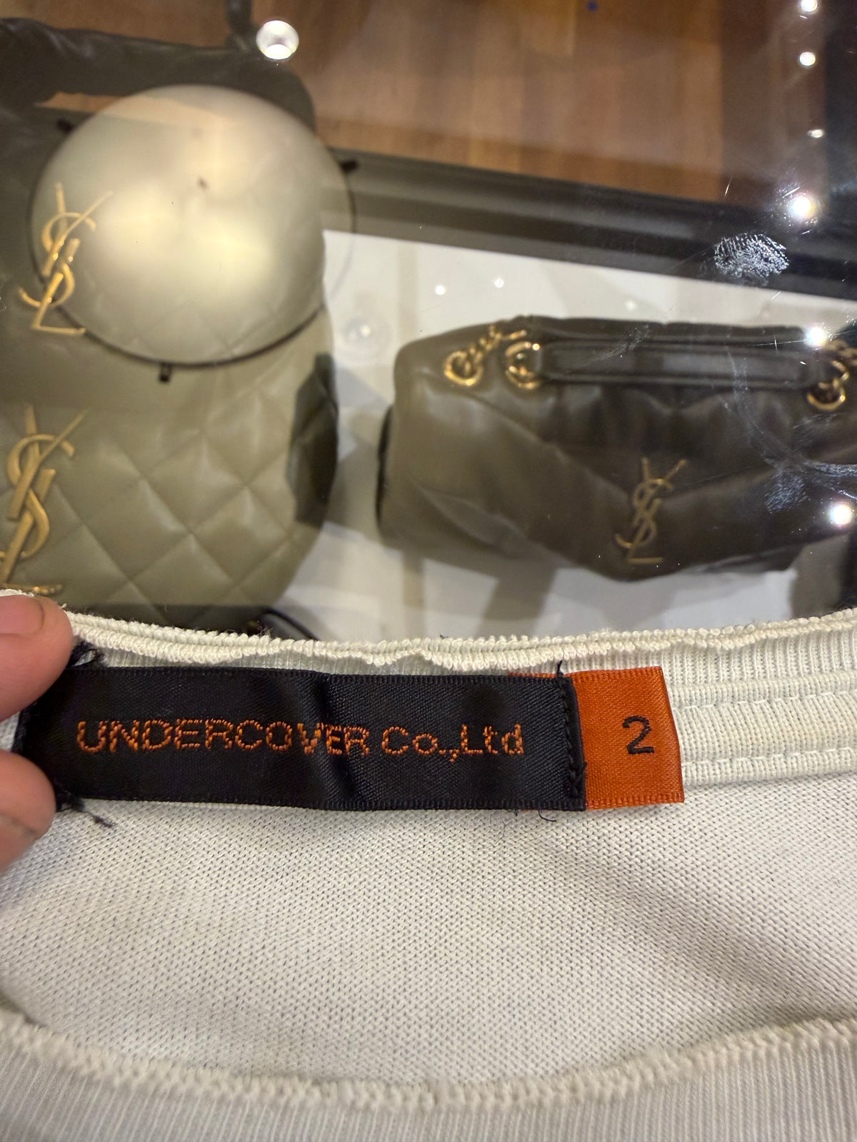 Undercover AW05 'Arts & Craft' Keyring LS Shirt - White