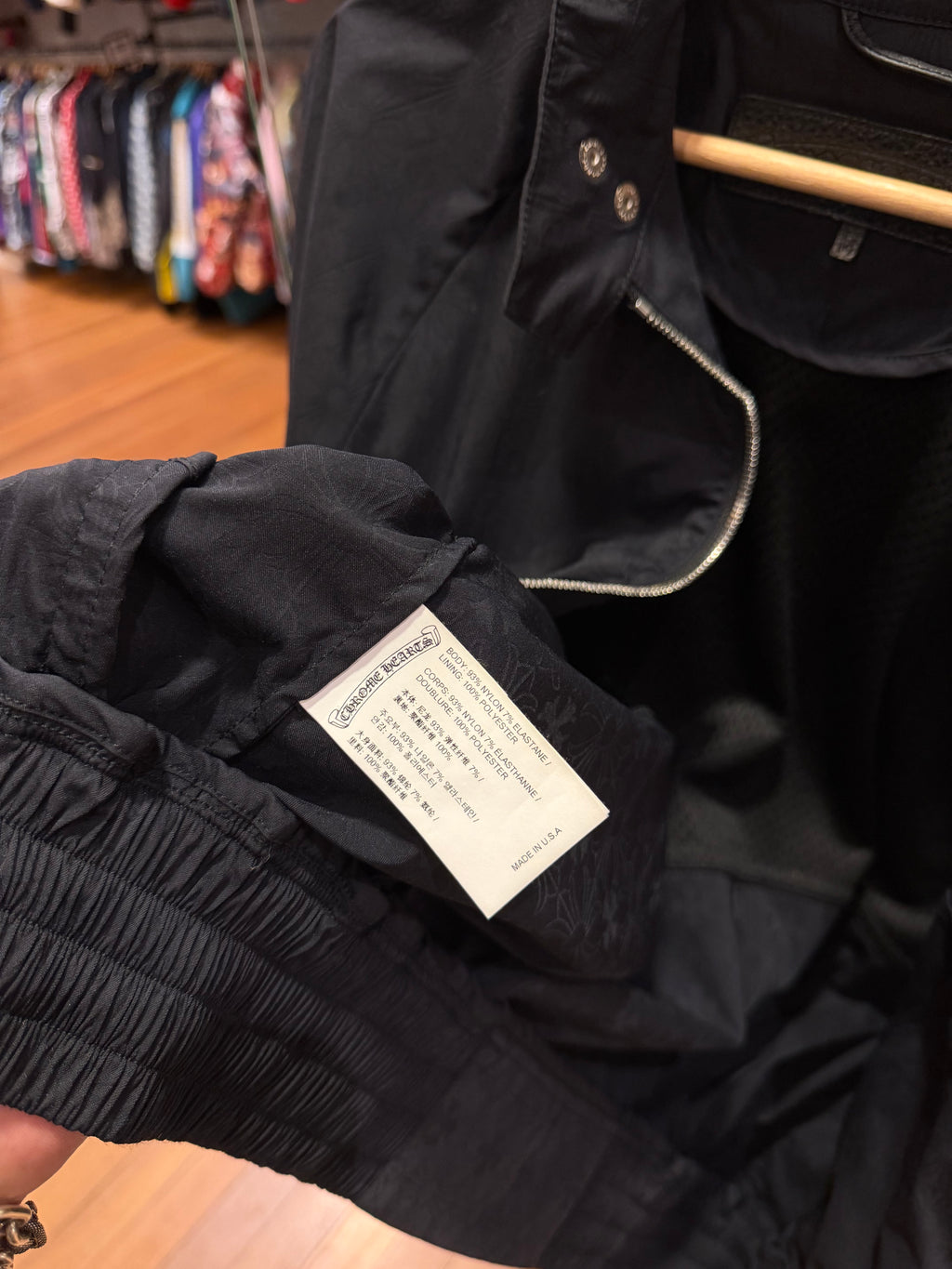 Chrome Hearts Match Point Monogram Print Windbreaker Jacket