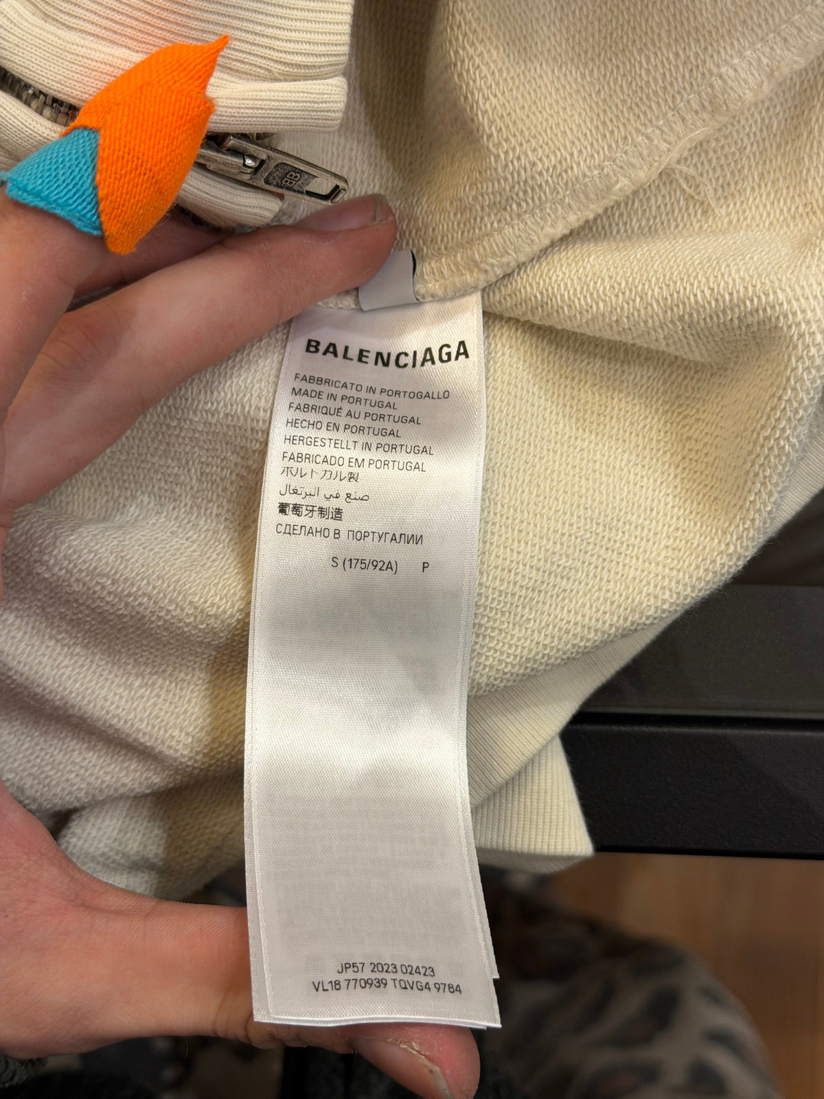 Balenciaga x Erewhon Zip Up Hoodie